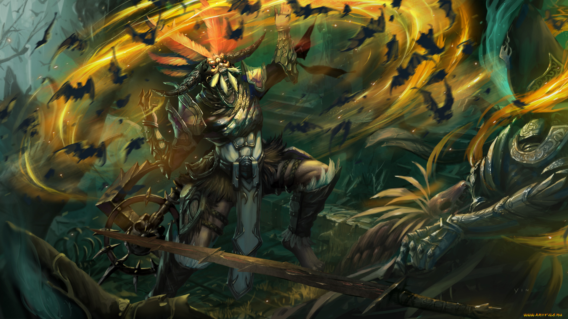 diablo, iii, , reaper, of, souls, фэнтези, маги, , волшебники, witch, doctor, reaper, of, souls, diablo, iii, фан-арт