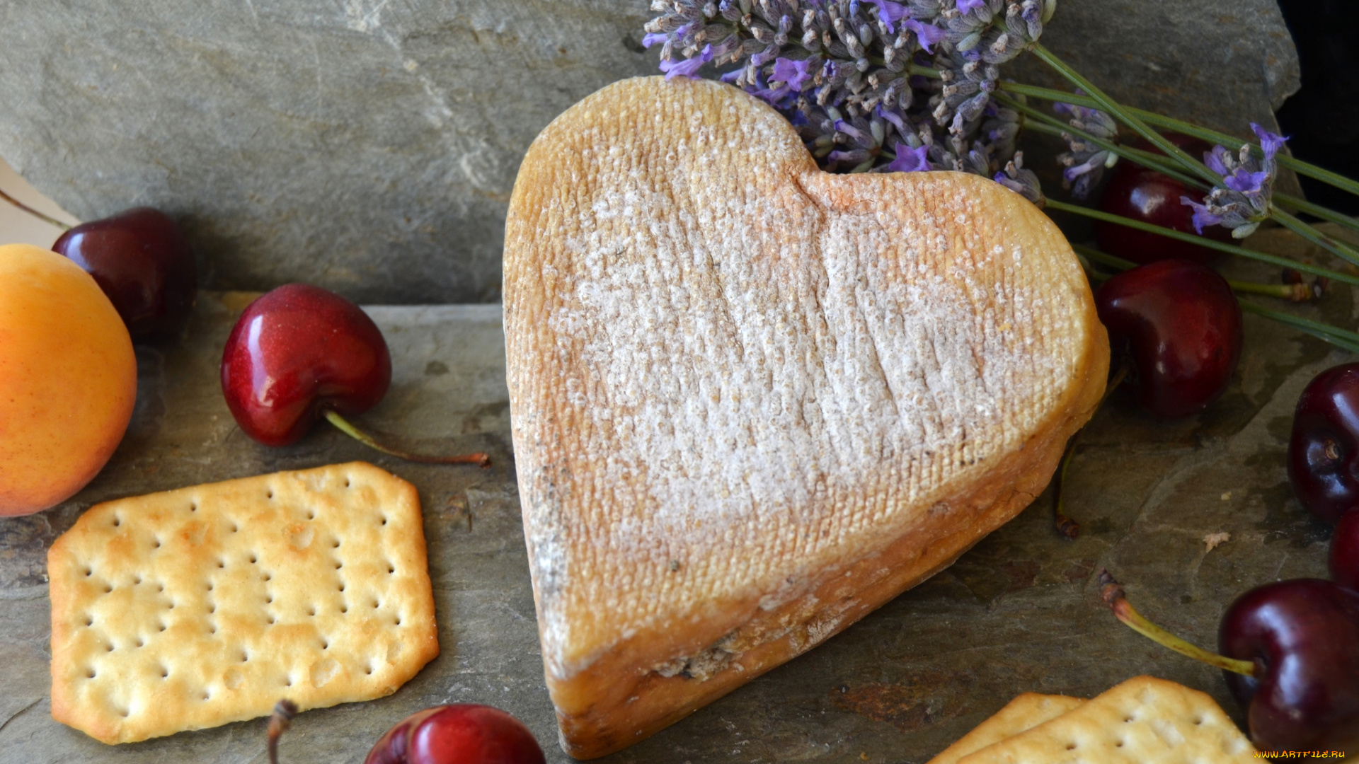 еда, сырные, изделия, сердце