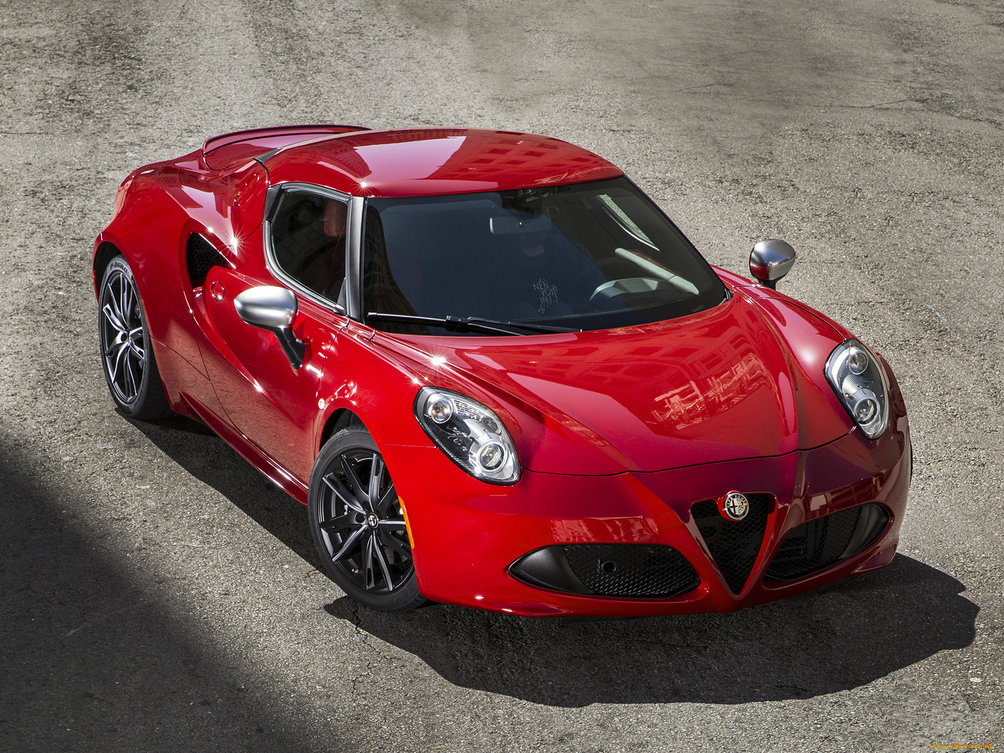 автомобили, alfa, romeo, 4c, alfa, romeo, 2015г, красны, us-spec, 960