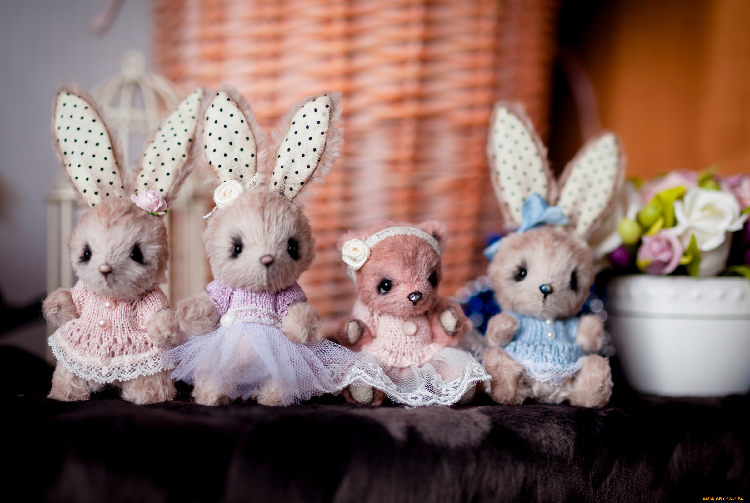 разное, игрушки, зайчики