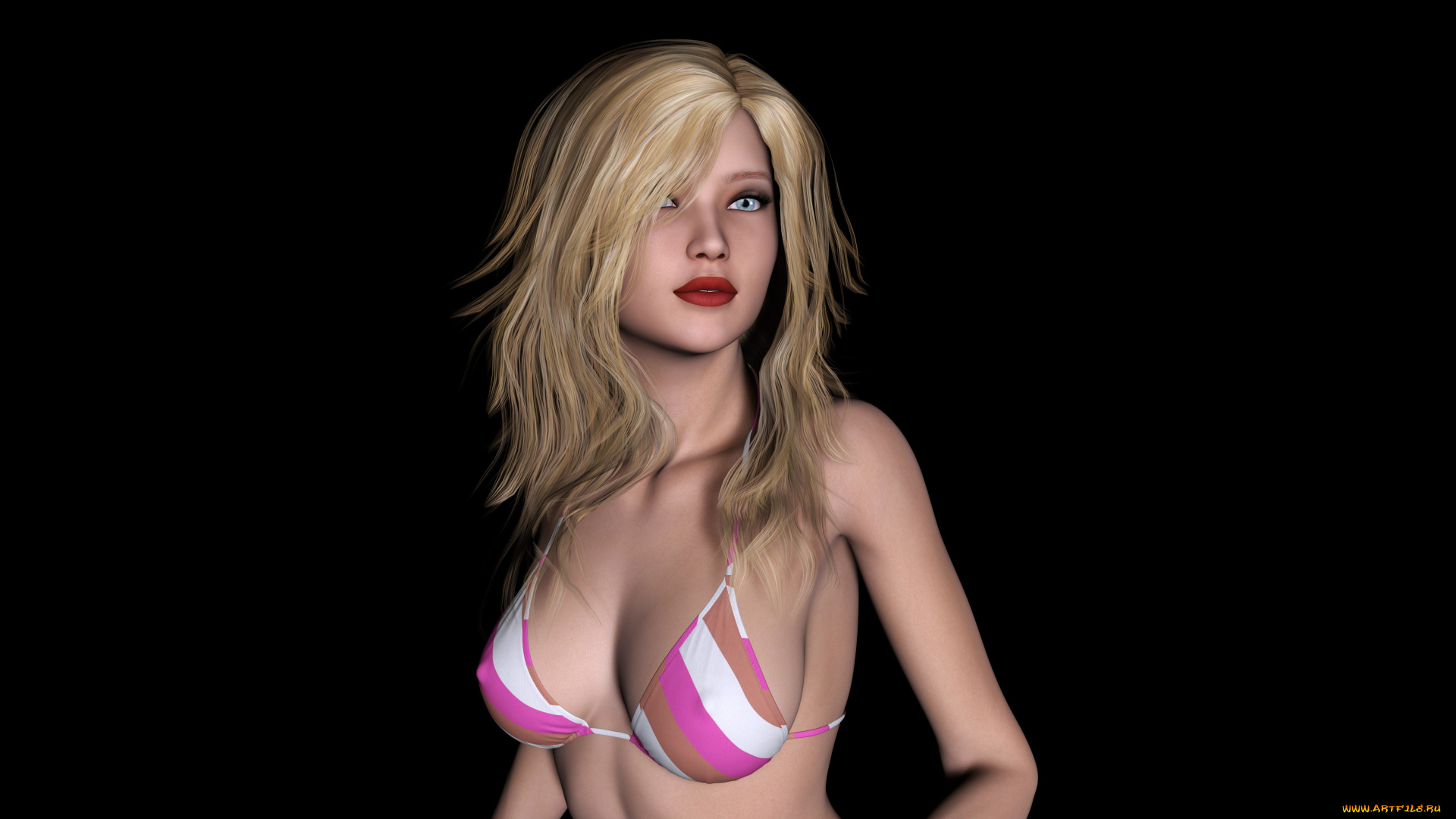 3д, графика, люди, , people, фон, взгляд, девушка