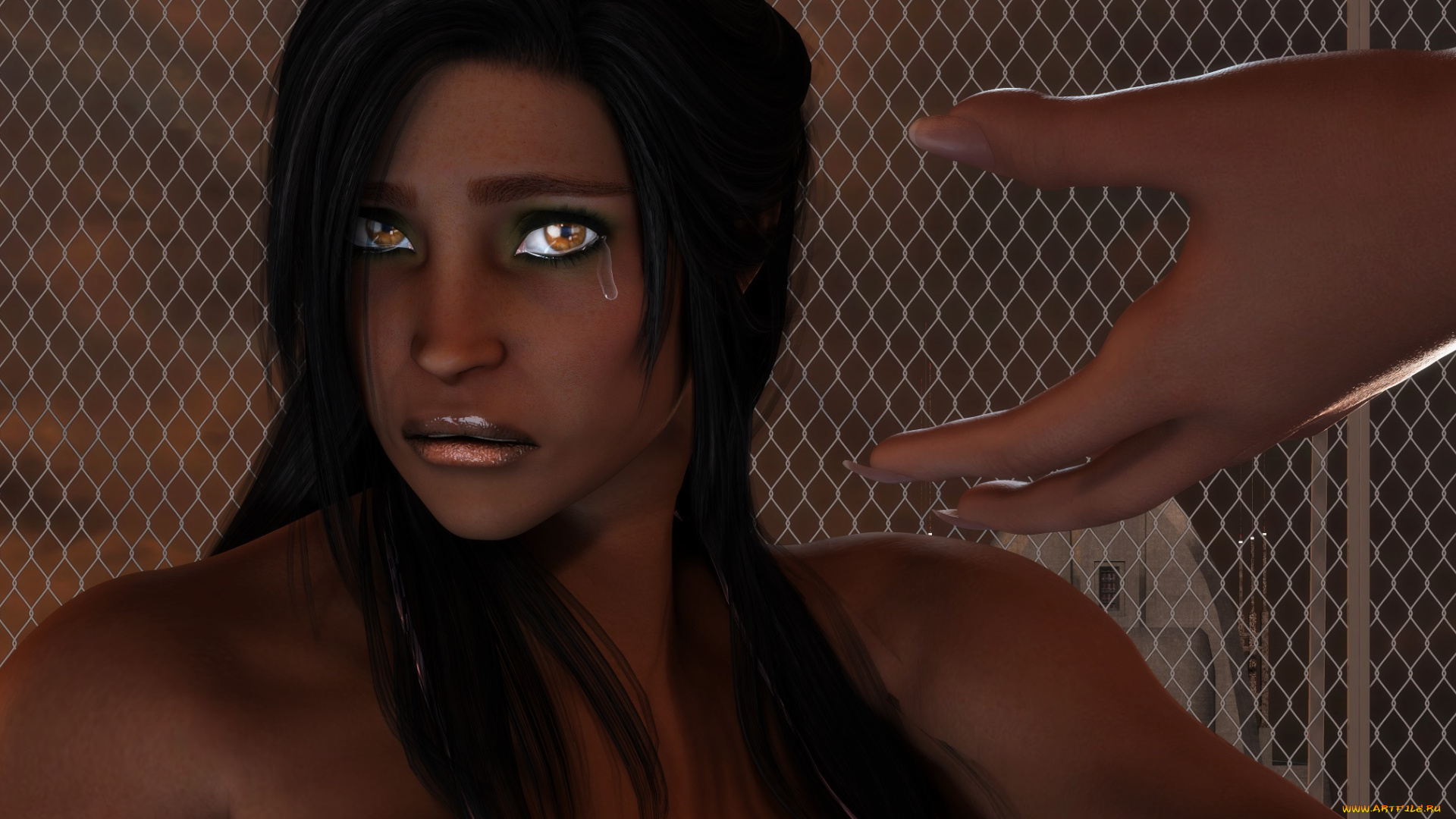 3д, графика, люди, , people, фон, взгляд, девушки