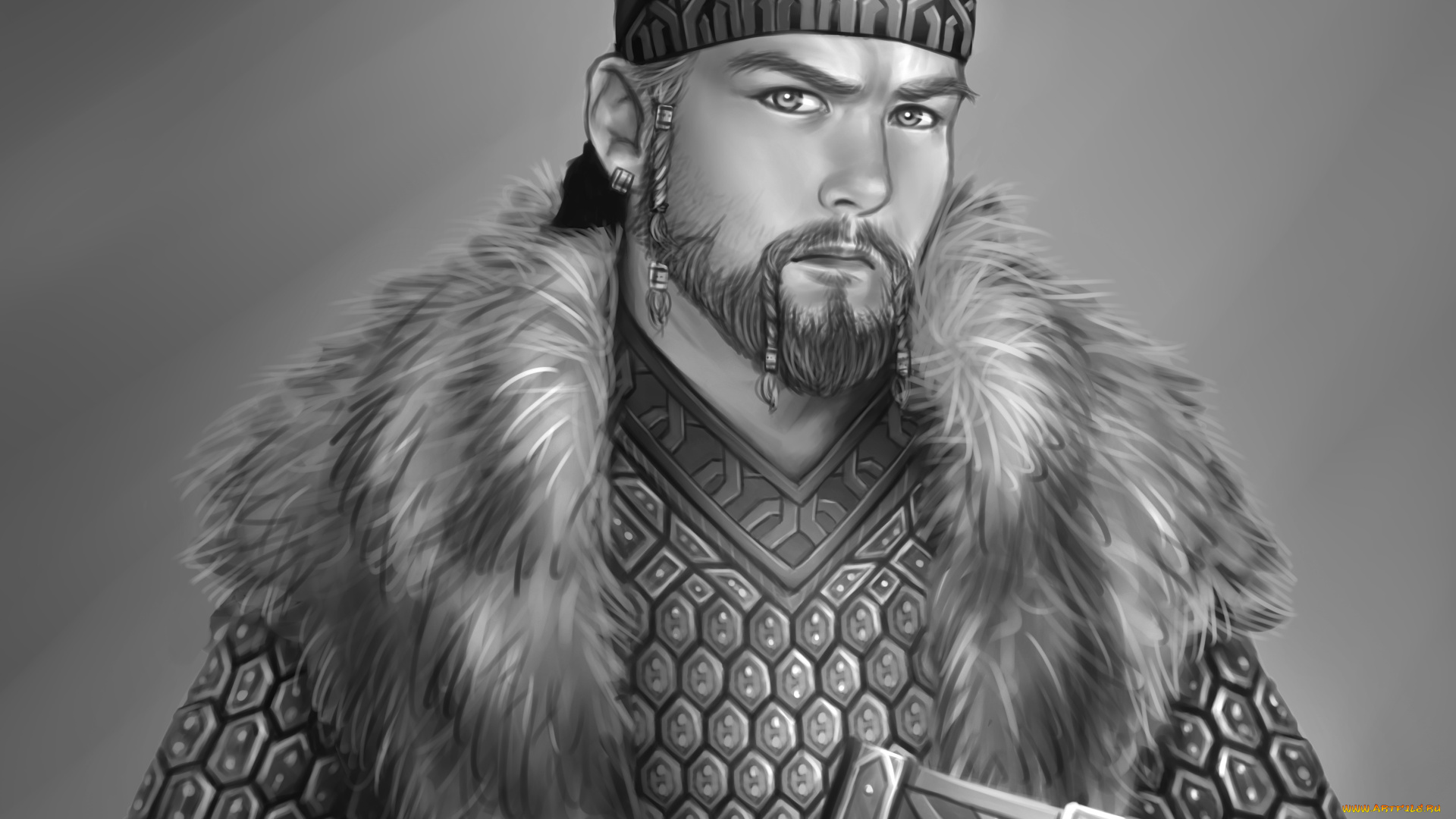 рисованное, люди, мужчина, фон, взгляд