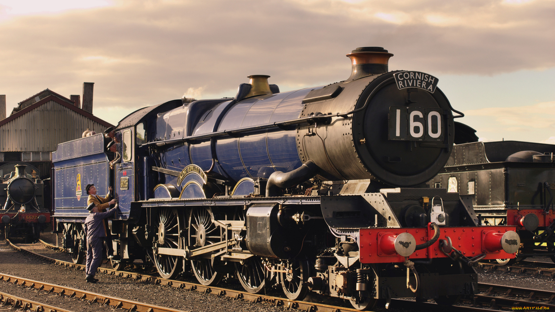 техника, паровозы, дорога, железная, паровоз, рельсы