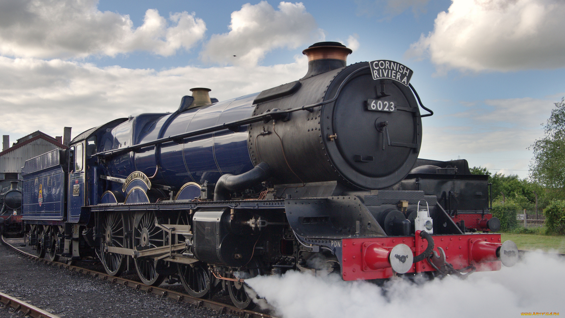 техника, паровозы, дорога, железная, паровоз, рельсы