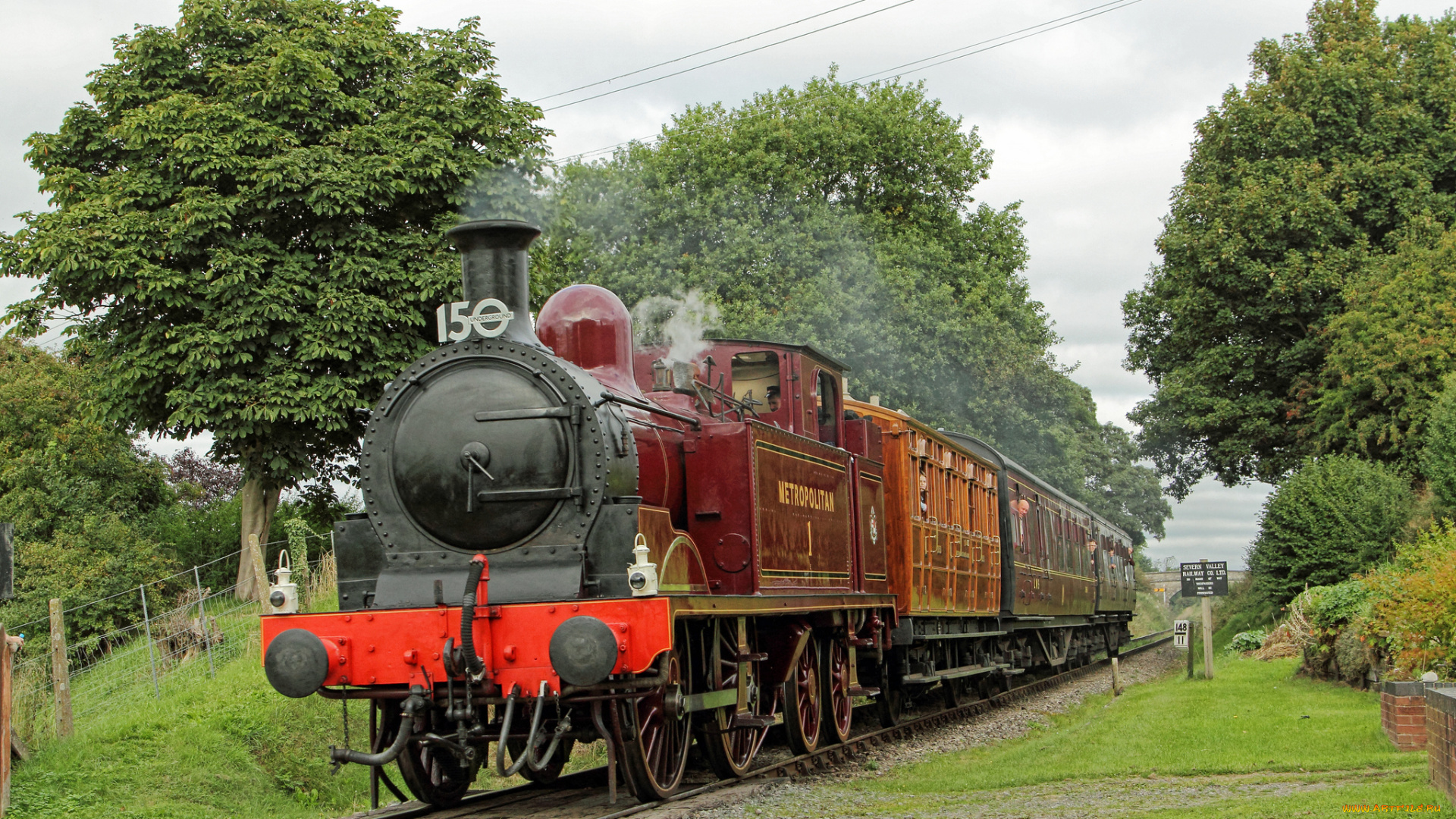 техника, паровозы, дорога, железная, паровоз, рельсы