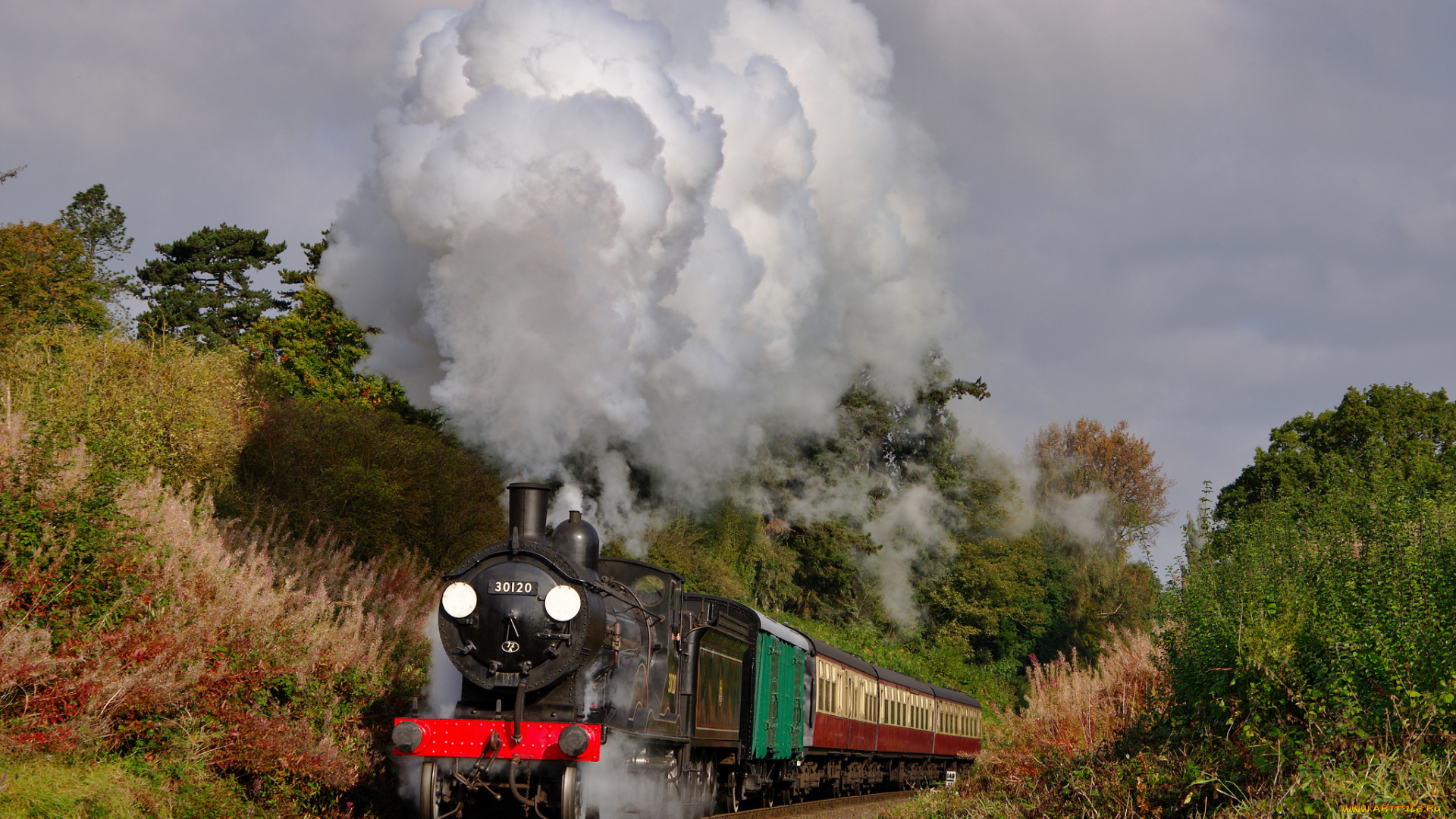 техника, паровозы, паровоз, рельсы, дорога, железная