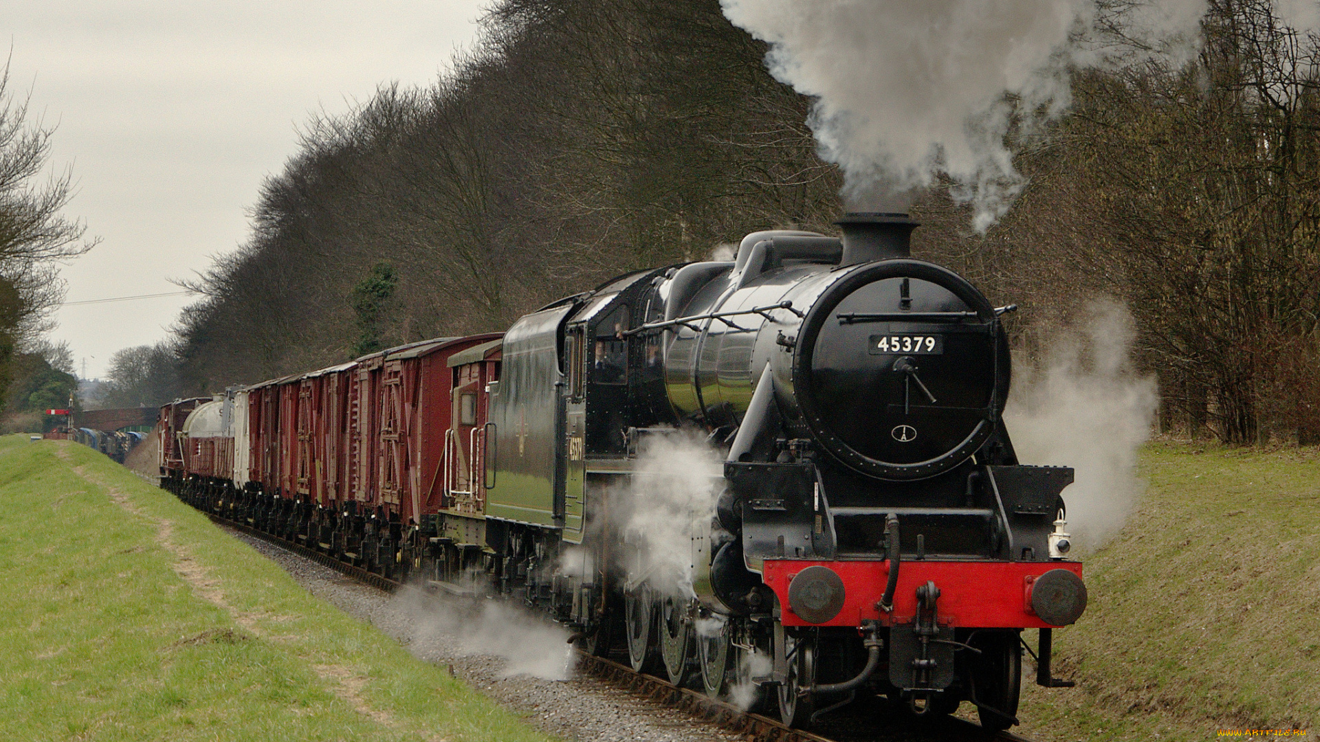 техника, паровозы, железная, паровоз, рельсы, дорога