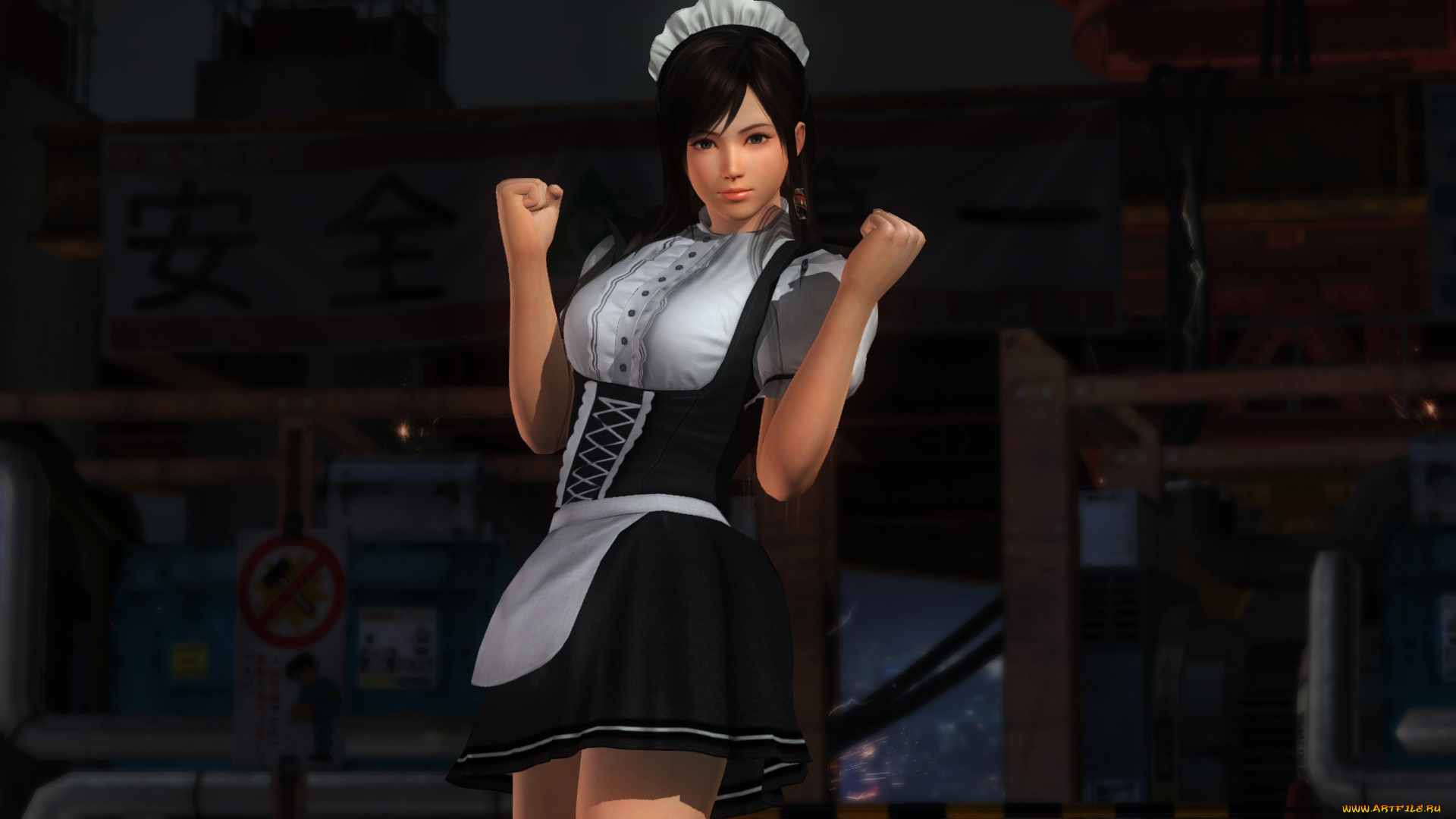 видео, игры, dead, or, alive, 5, девушка, взгляд, фон