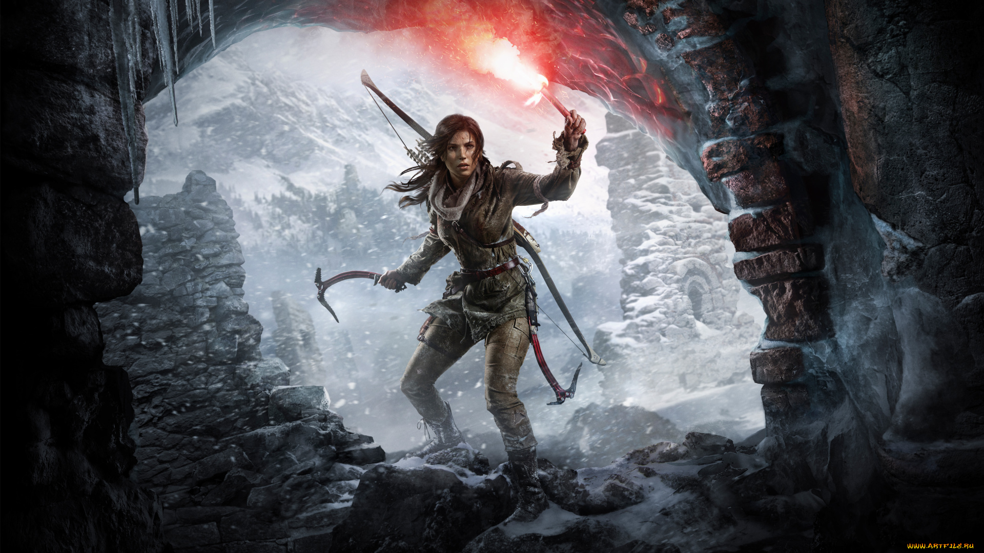 видео, игры, rise, of, the, tomb, raider, rise, of, the, tomb, raider, 2015
