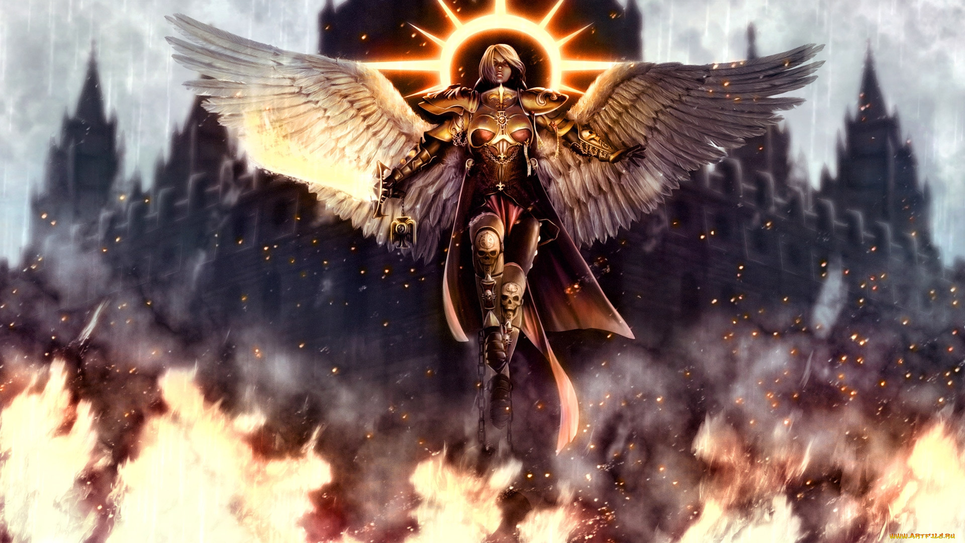 warhammer, 40k, видео, игры, ангел