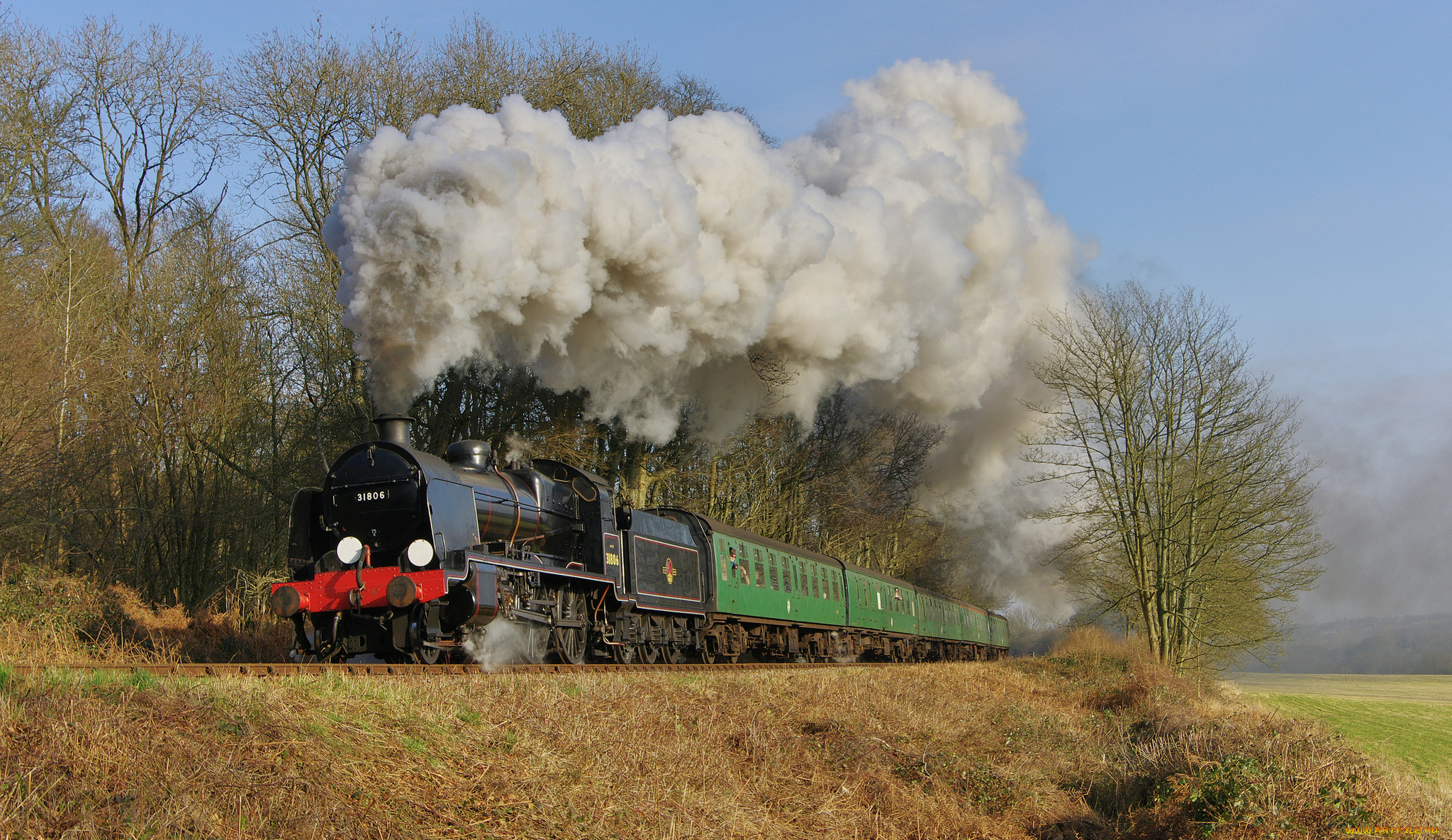 техника, паровозы, паровоз, дорога, рельсы, железная