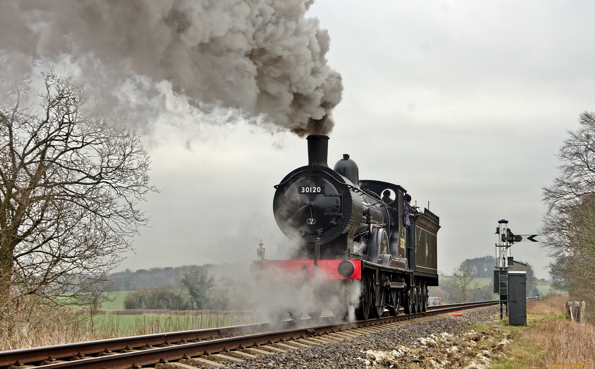 техника, паровозы, паровоз, рельсы, дорога, железная
