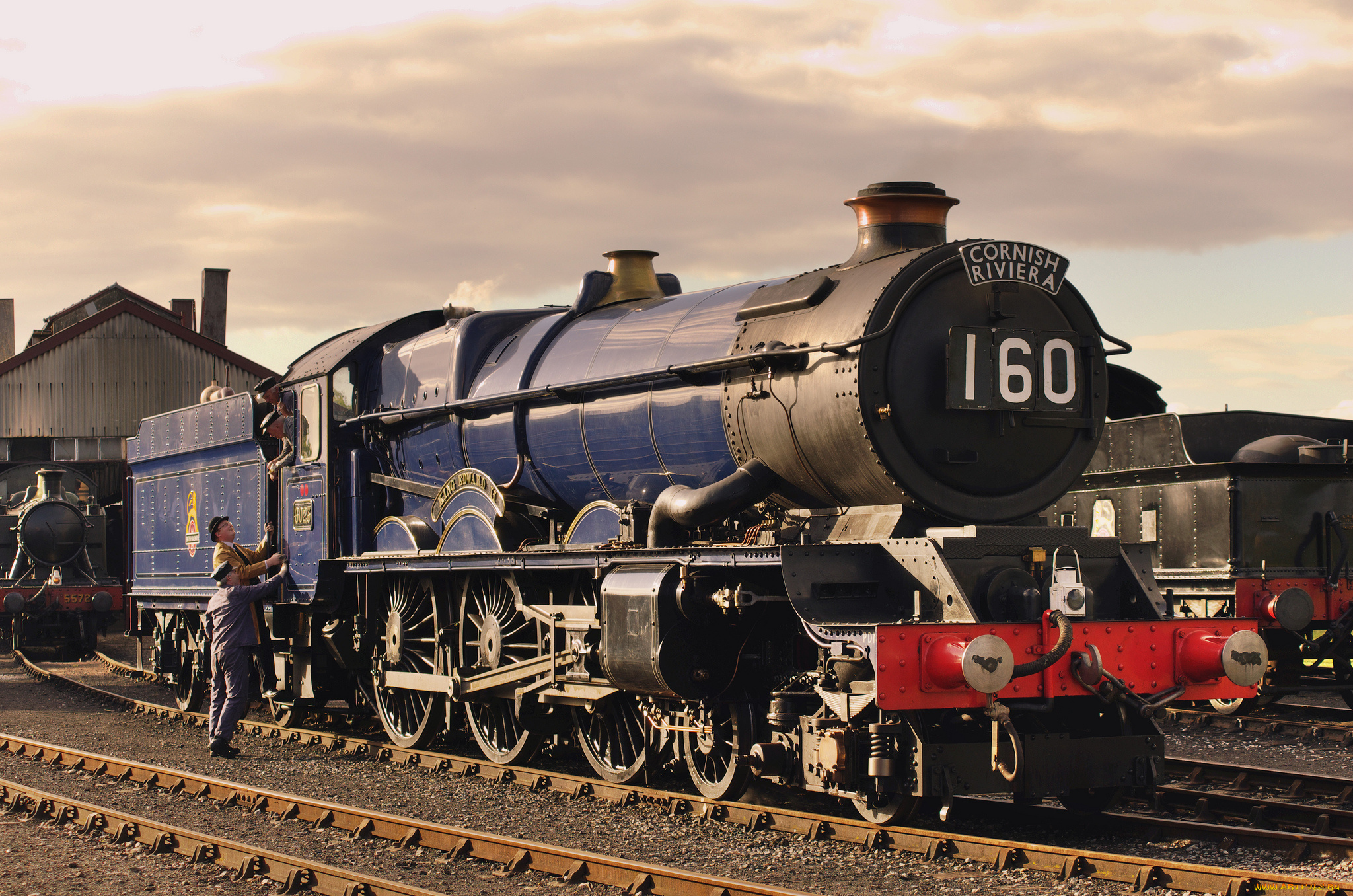 техника, паровозы, дорога, железная, паровоз, рельсы