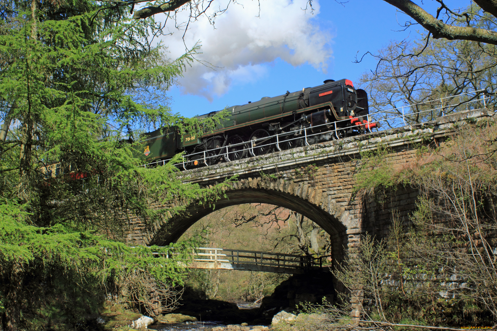 техника, паровозы, паровоз, рельсы, дорога, железная