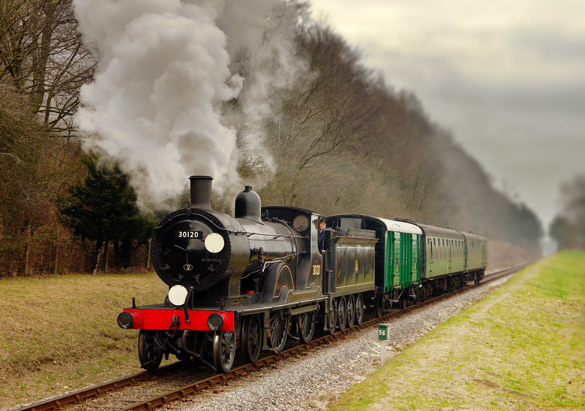 техника, паровозы, паровоз, рельсы, дорога, железная