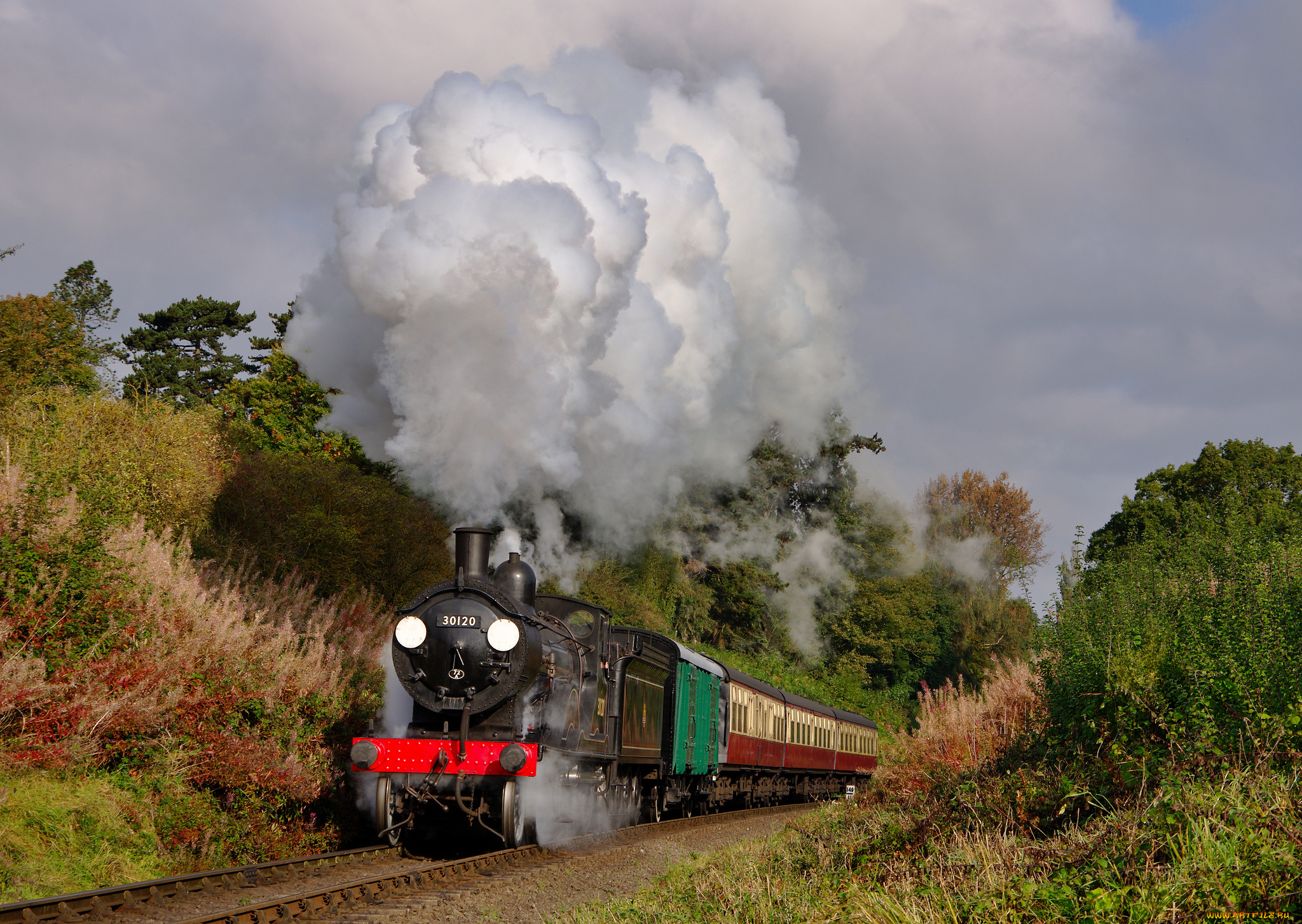 техника, паровозы, паровоз, рельсы, дорога, железная