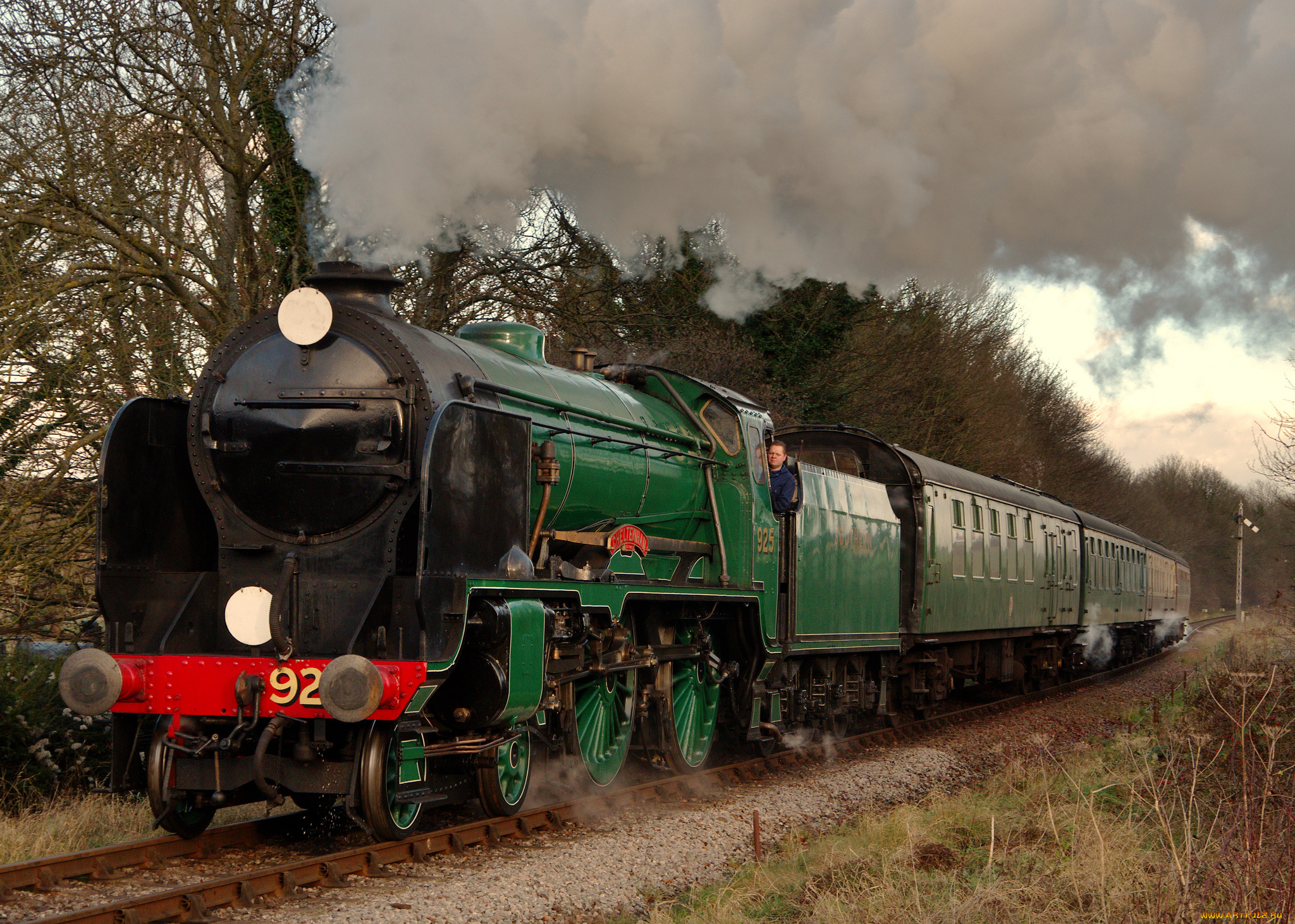 техника, паровозы, железная, паровоз, рельсы, дорога