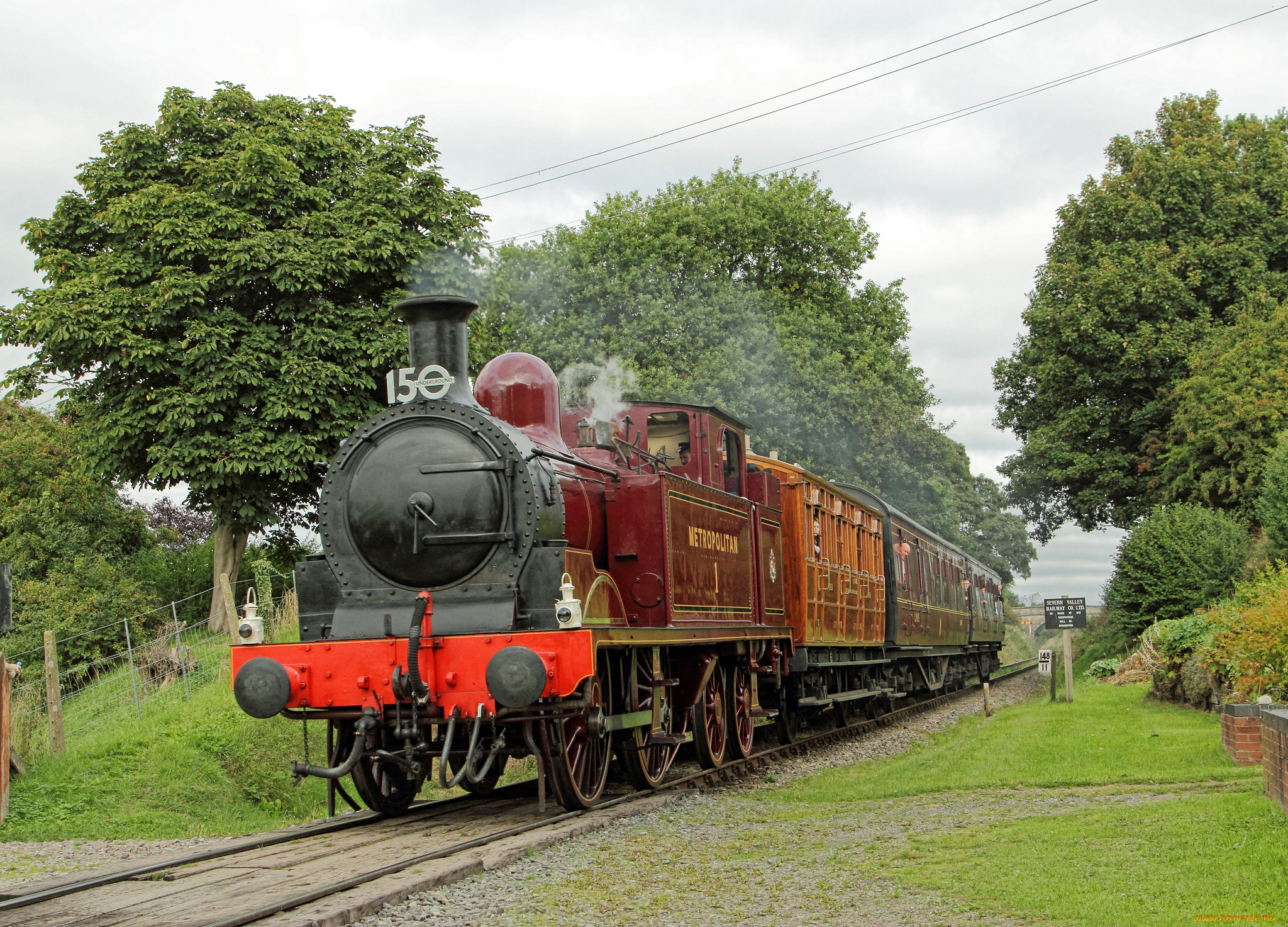 техника, паровозы, дорога, железная, паровоз, рельсы