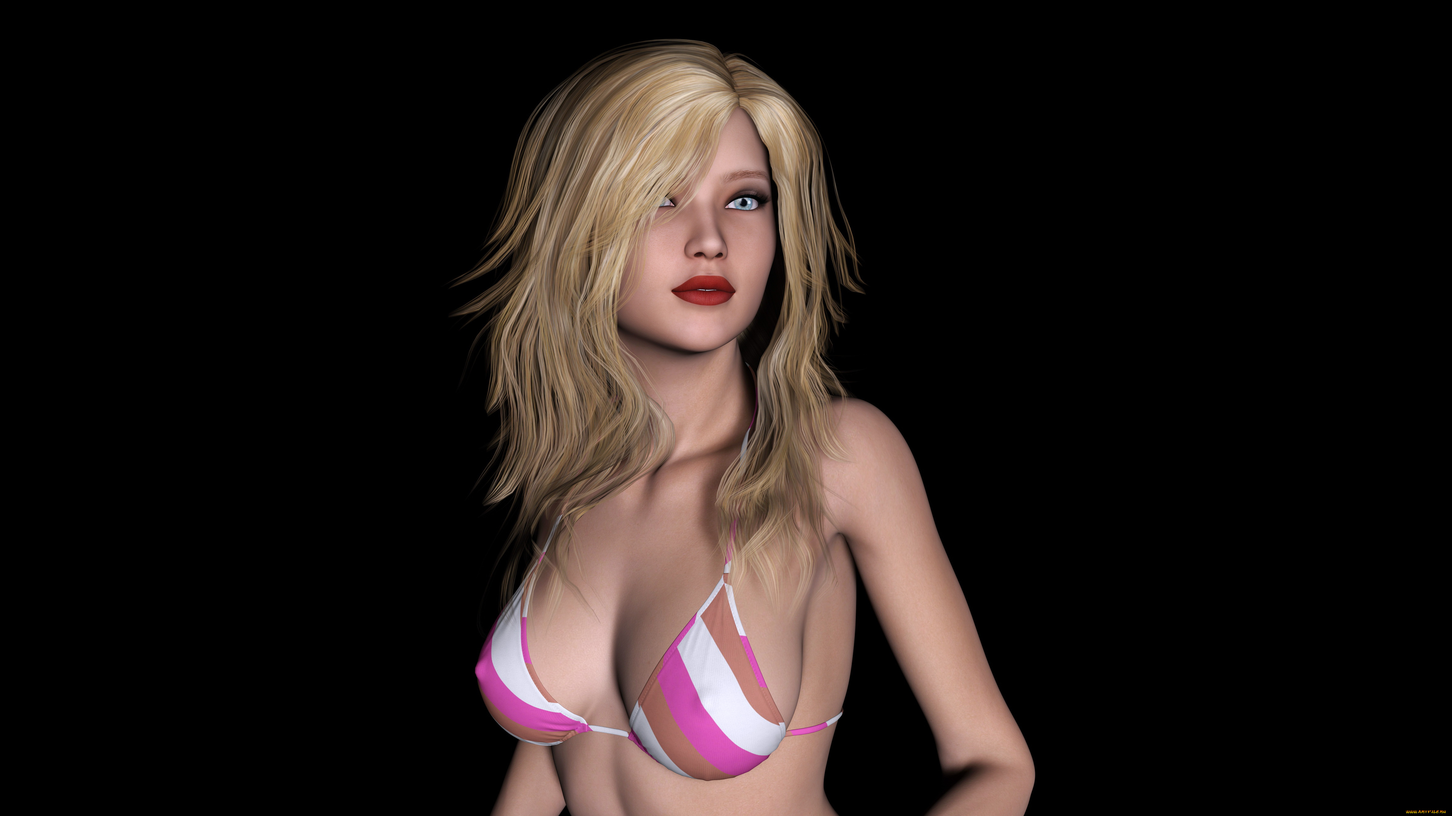 3д, графика, люди, , people, фон, взгляд, девушка