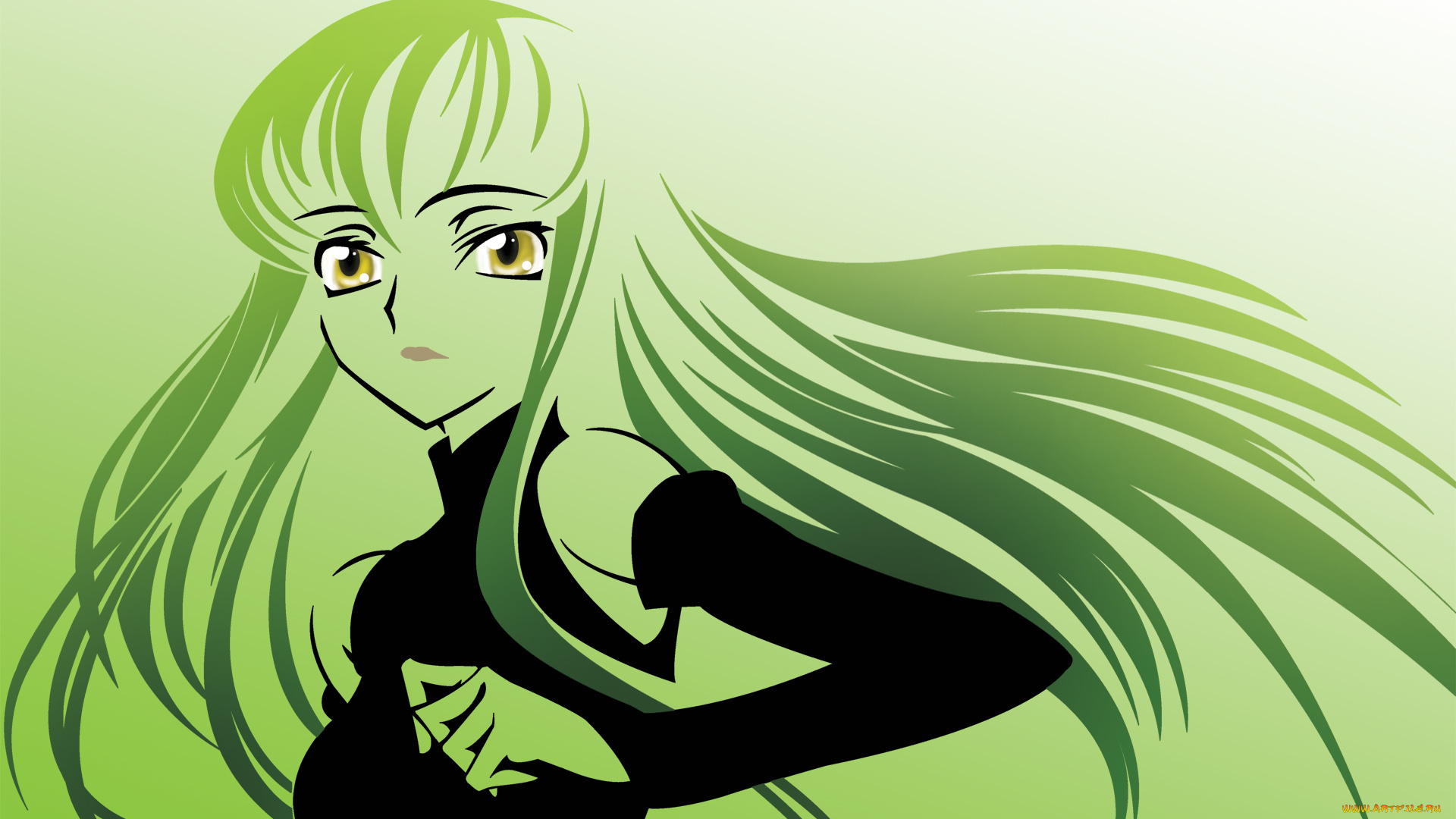 аниме, code, geass, девушка, фон, взгляд