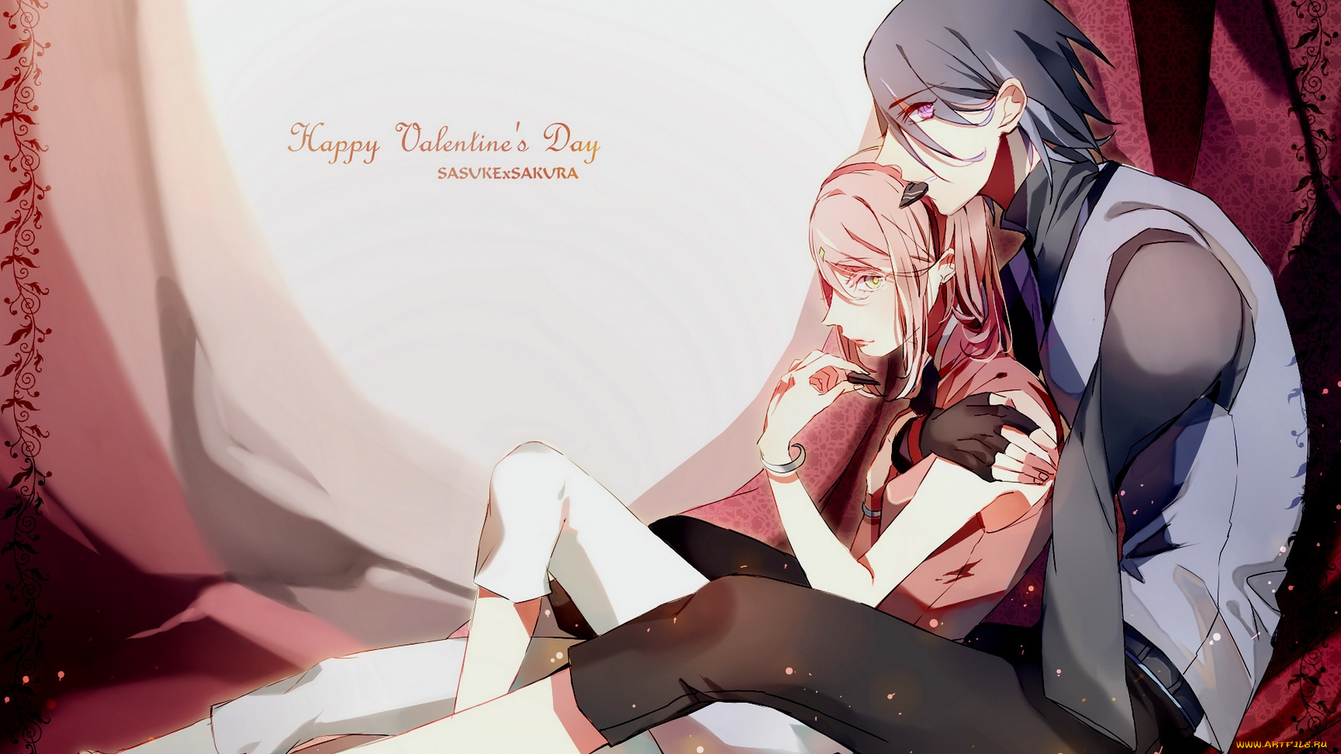 аниме, naruto, саске, сакура