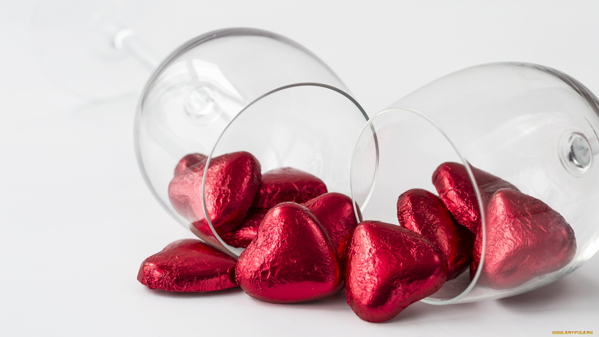 еда, конфеты, , шоколад, , сладости, бокал, сердце