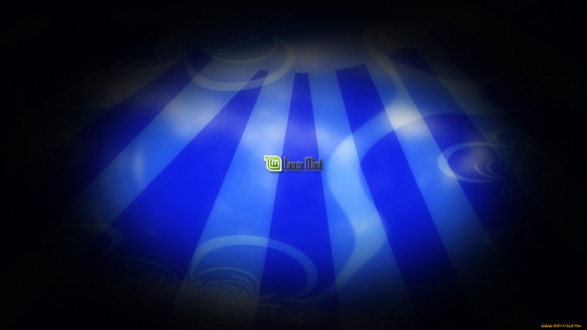 компьютеры, linux, логотип, фон