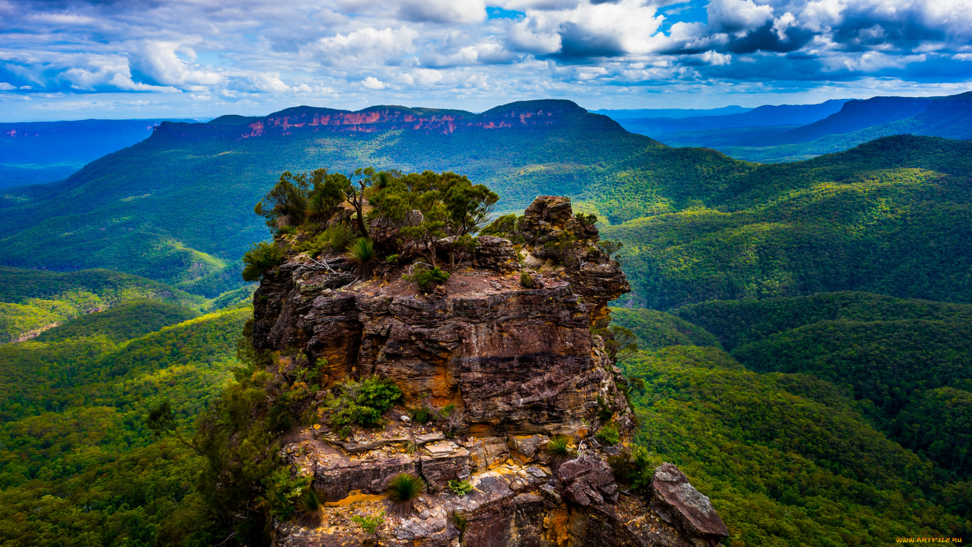 природа, горы, простор