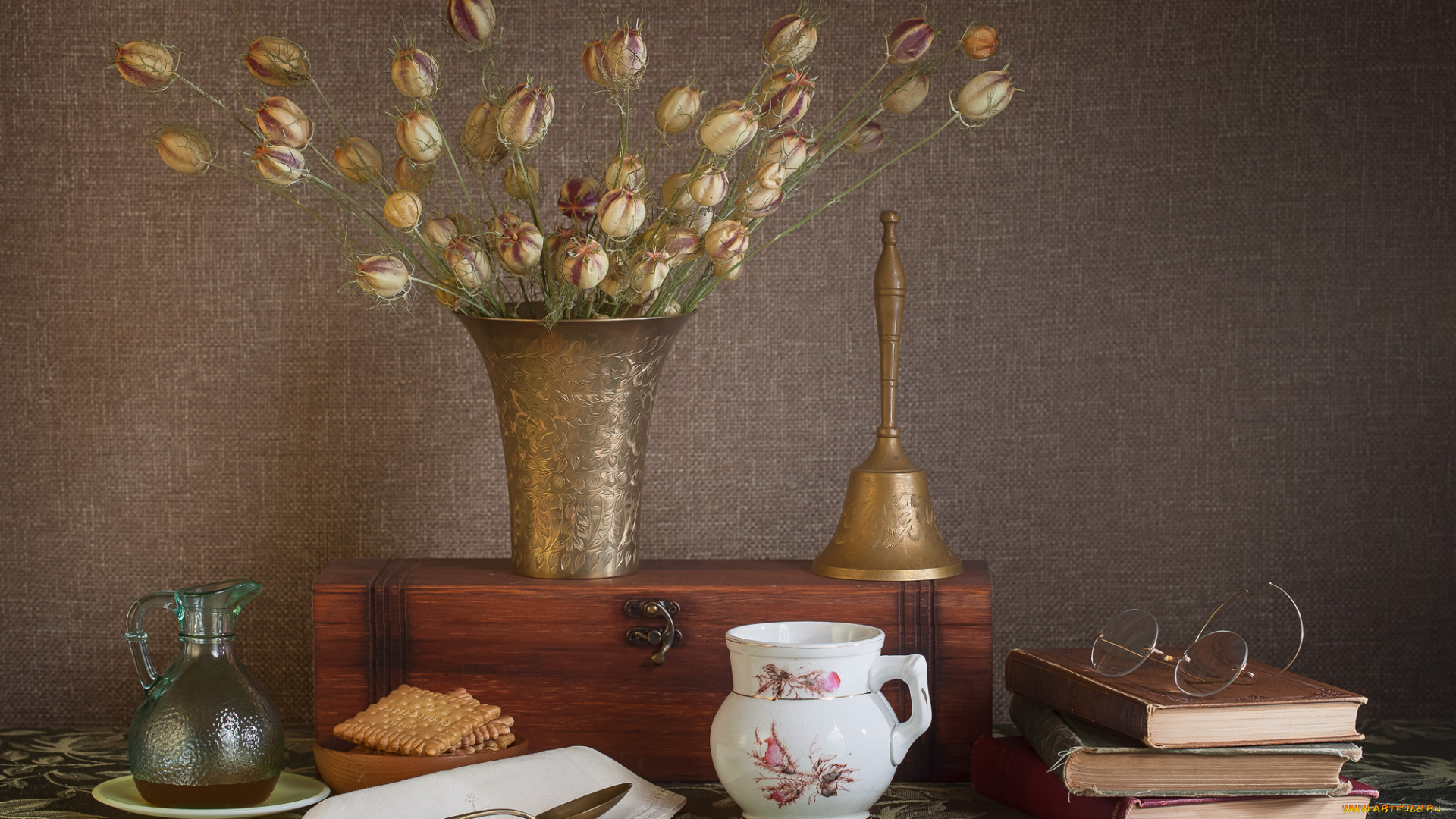 разное, -, другое, цветы, книги, посуда