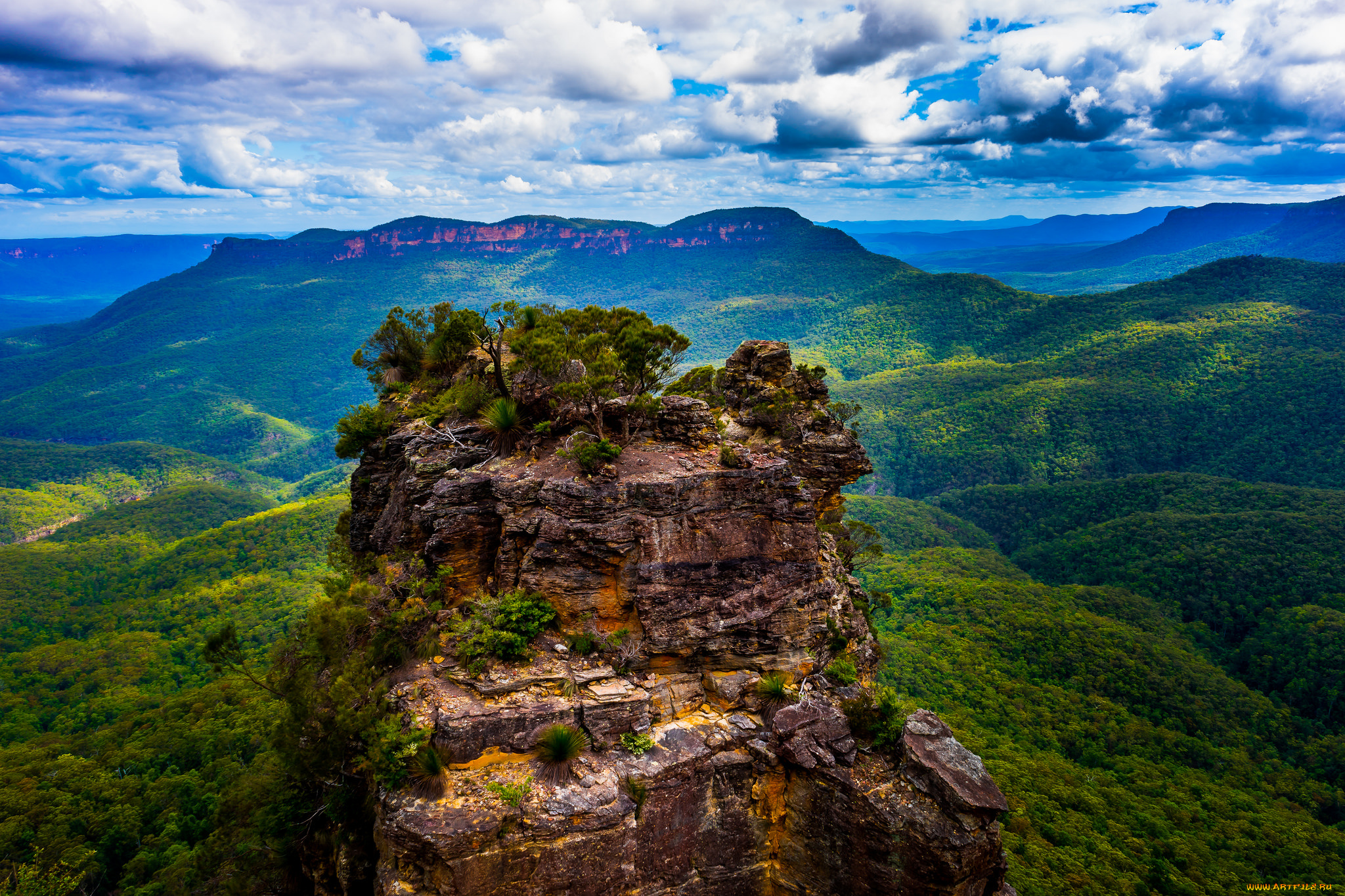 природа, горы, простор