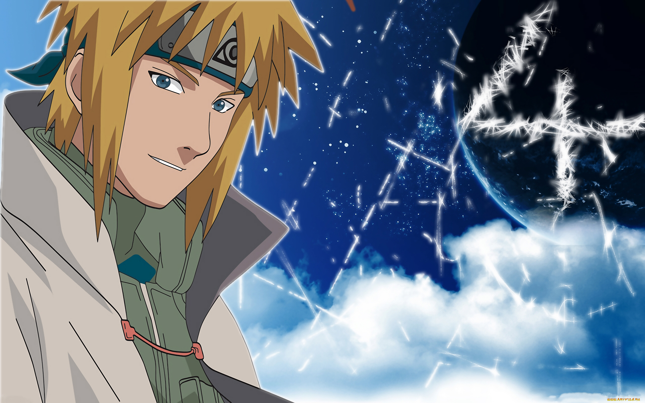 аниме, naruto, минато