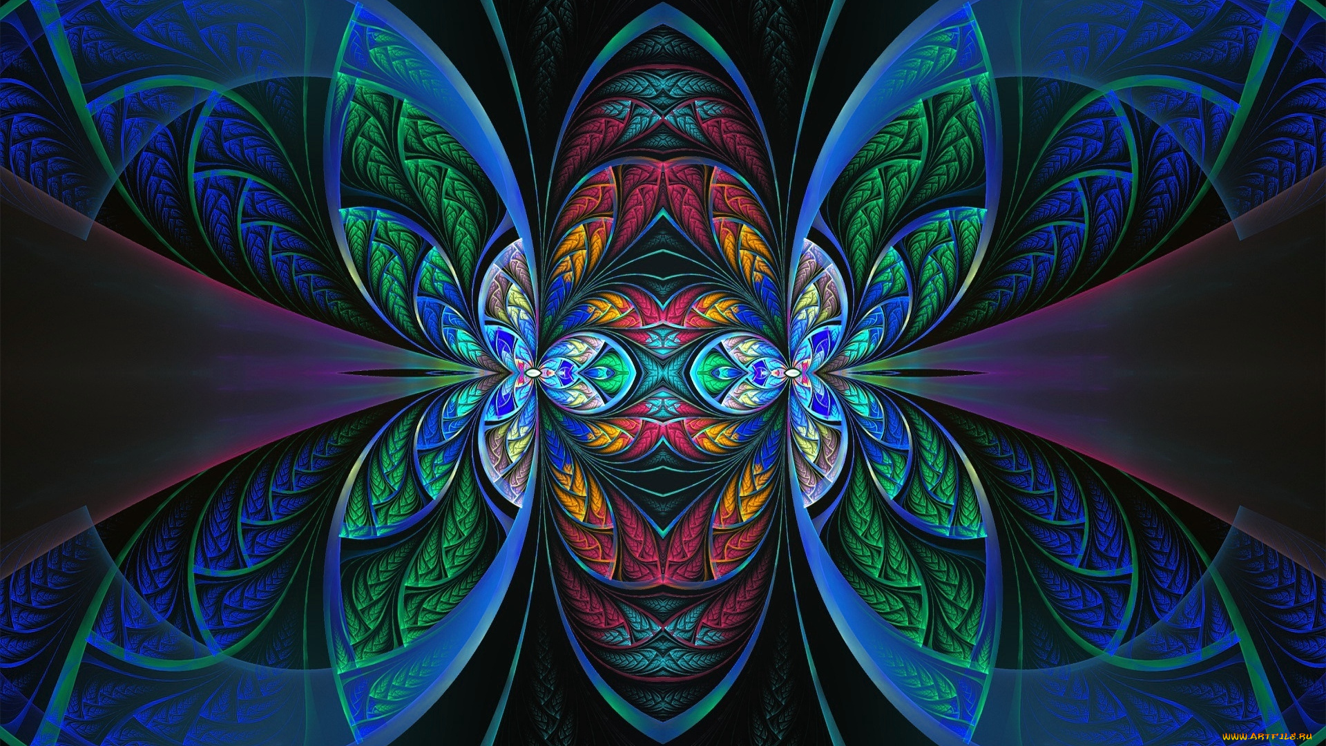 3д, графика, фракталы, , fractal, узор, фон, цвета