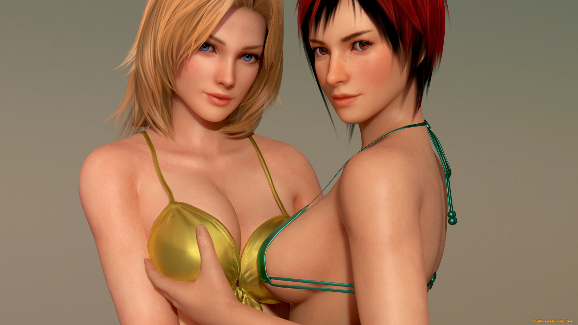 3д, графика, люди, , people, девушки, фон, взгляд