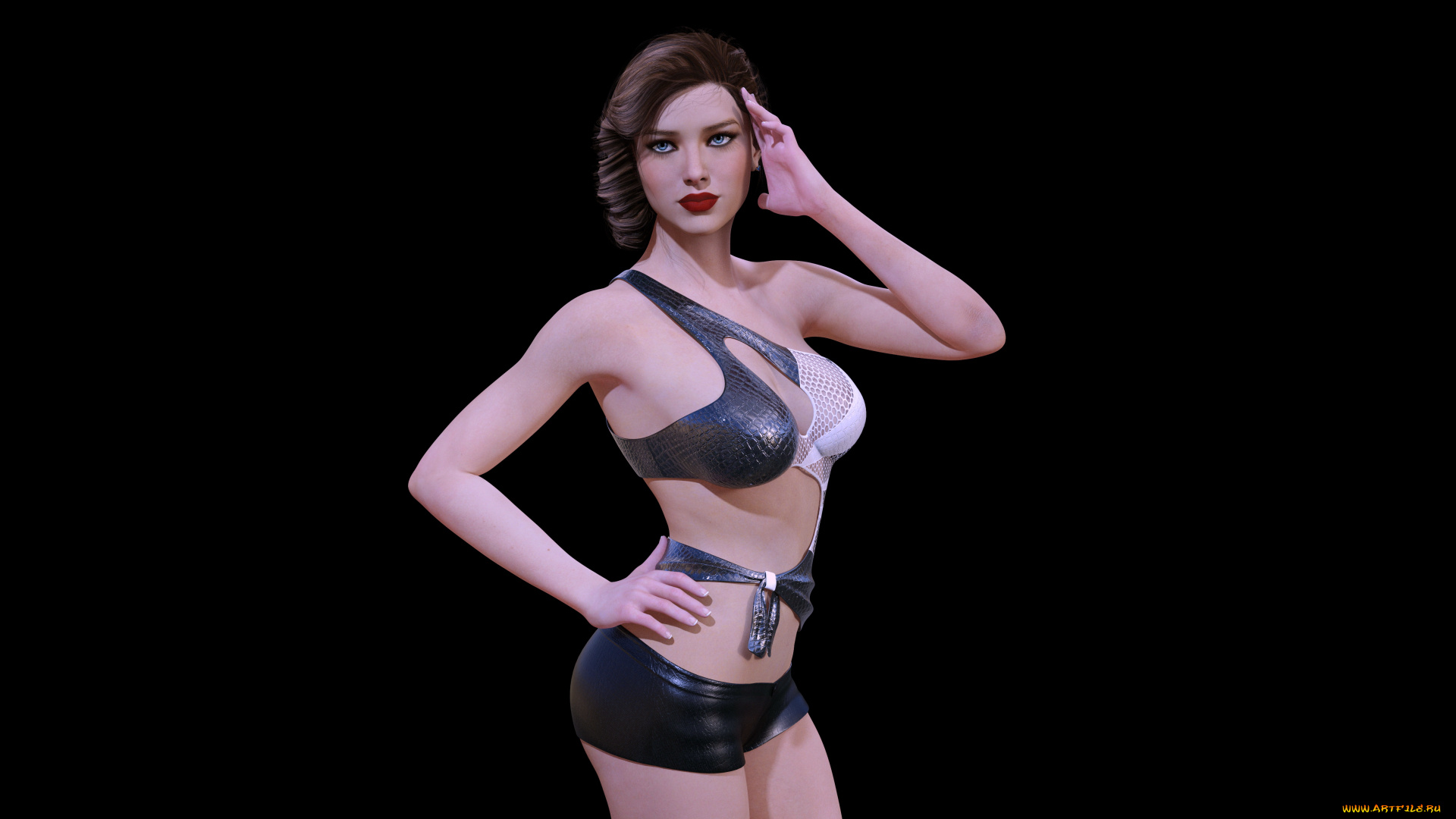 3д, графика, люди, , people, фон, взгляд, девушка