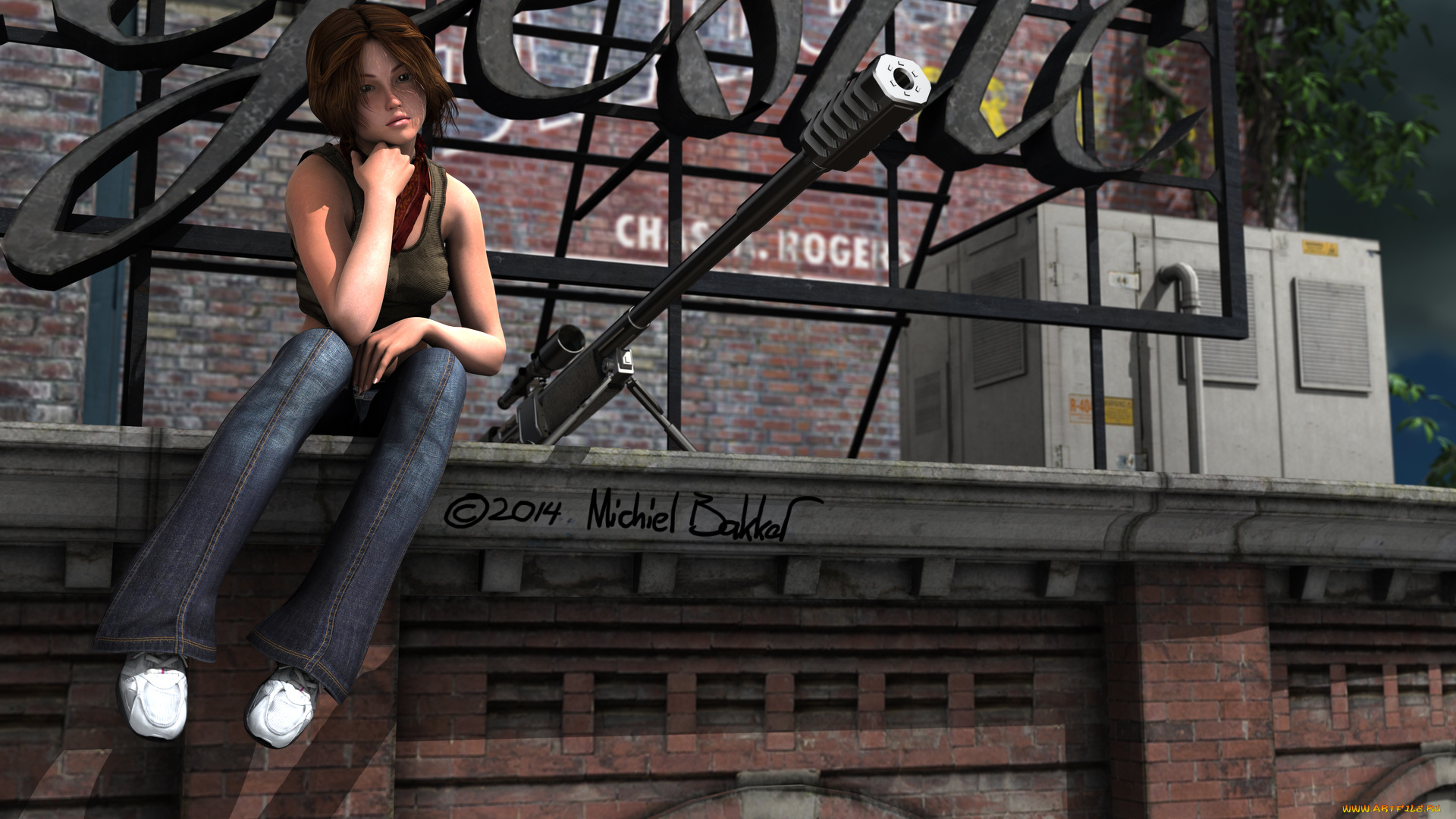 3д, графика, люди, , people, взгляд, фон, девушка