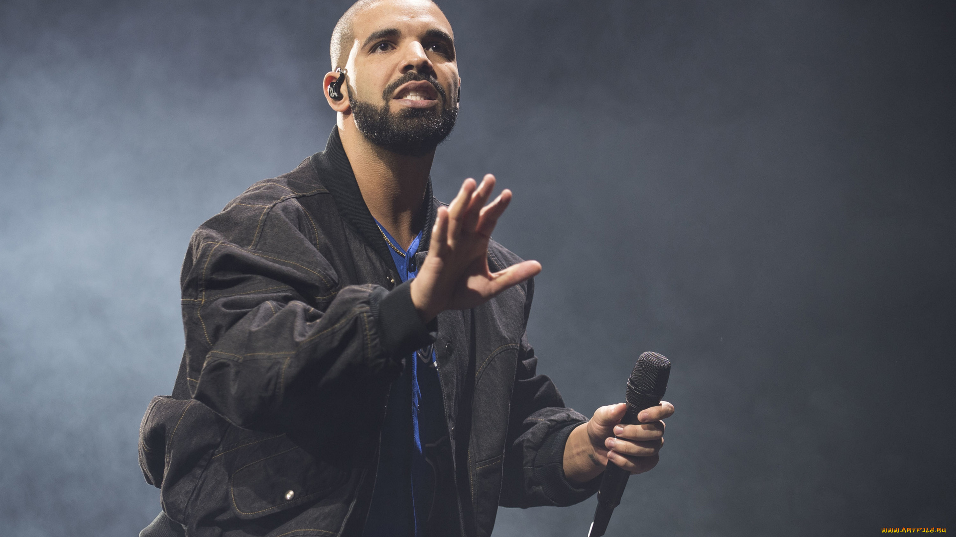drake, музыка, -временный, музыкант, мужчина, микрофон