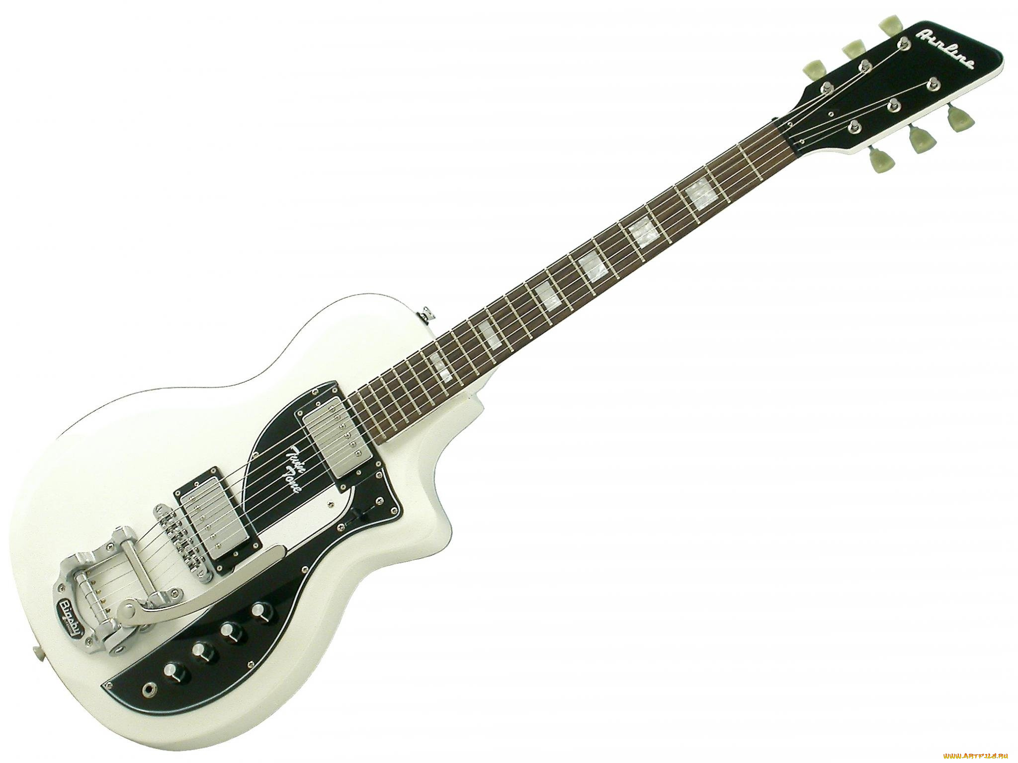 музыка, -музыкальные, инструменты, гитара, белый, фон