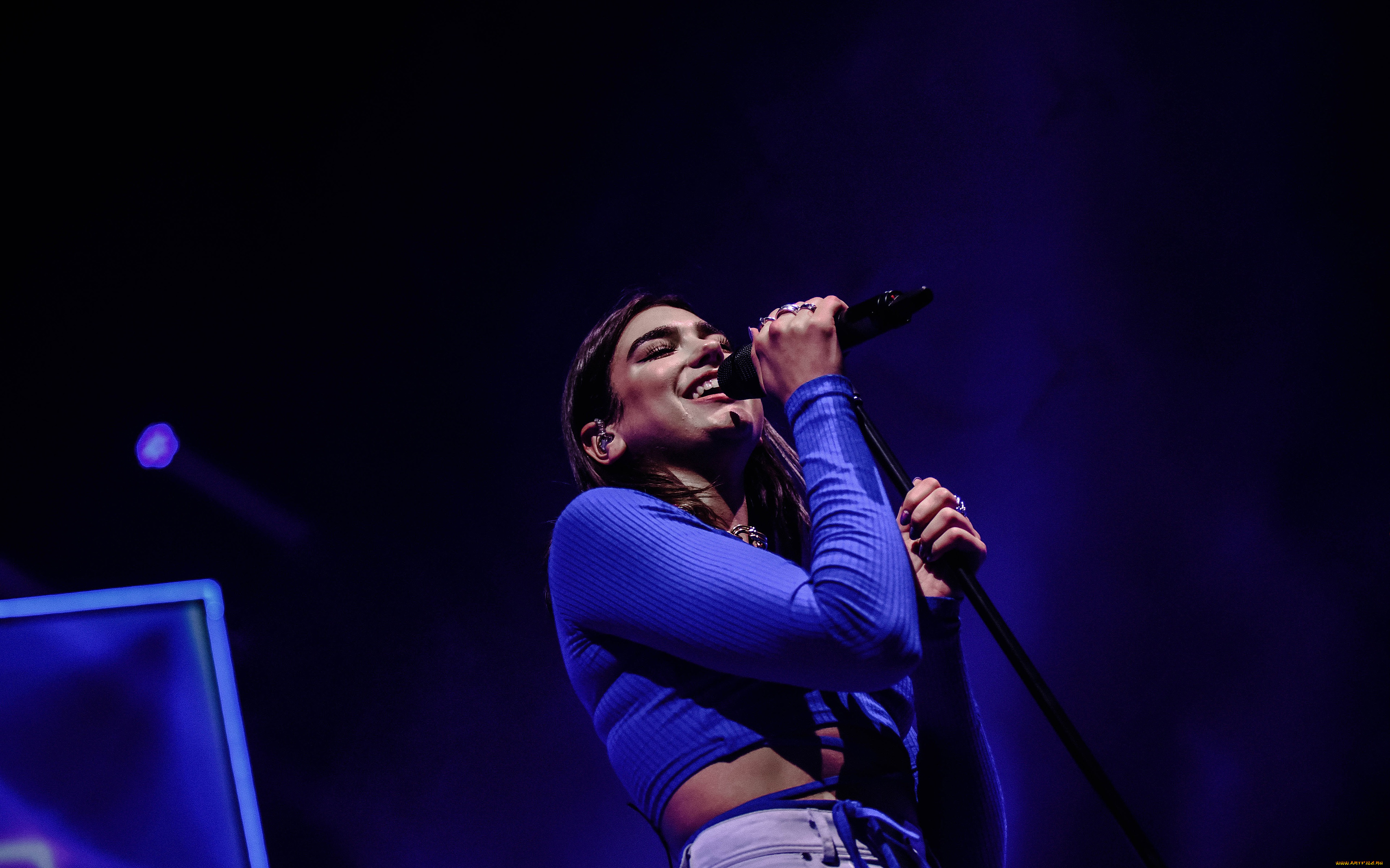 dua, lipa, музыка, выступление, микрофон, женщина, певица