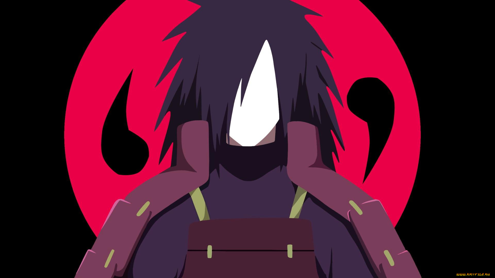 аниме, naruto, учиха, мадара