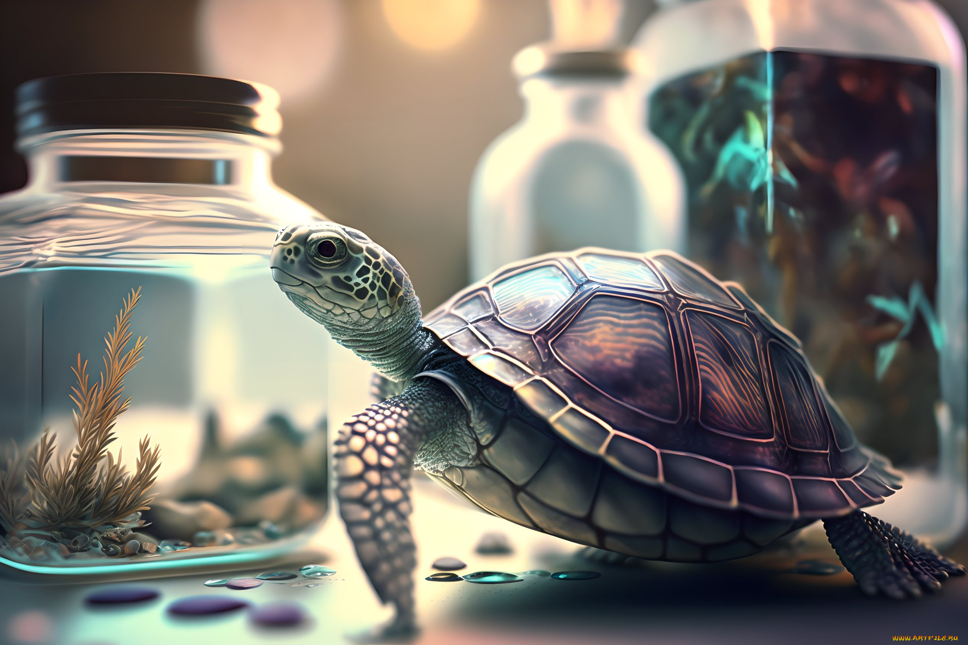 3д, графика, животные, , animals, нейросети, графика, нейроарт, ai, art, нейронные, сети, рисунки, нейро, искусство, черепаха