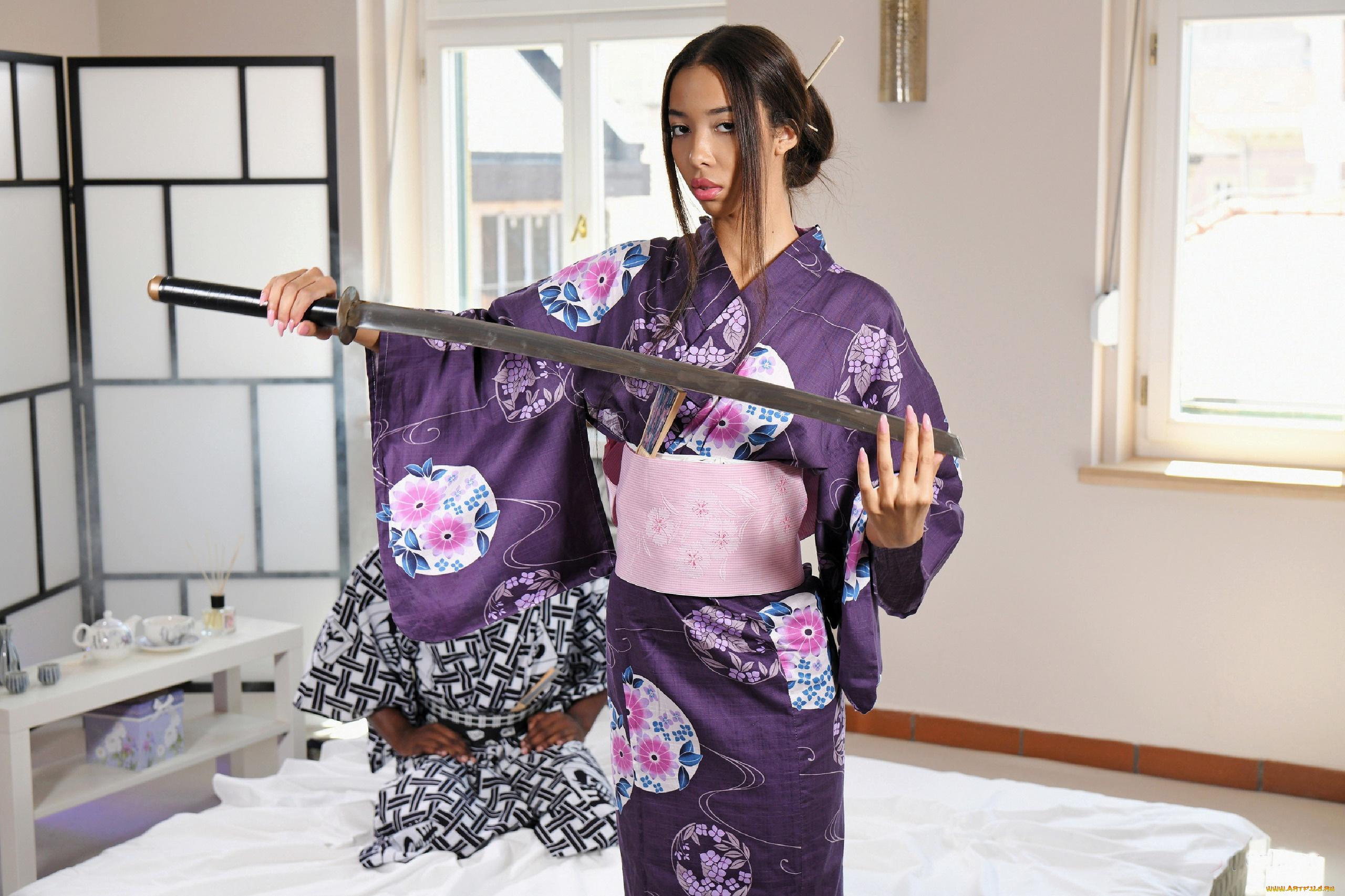 lia, lin, девушки, -, девушки, с, оружием, lia, lin