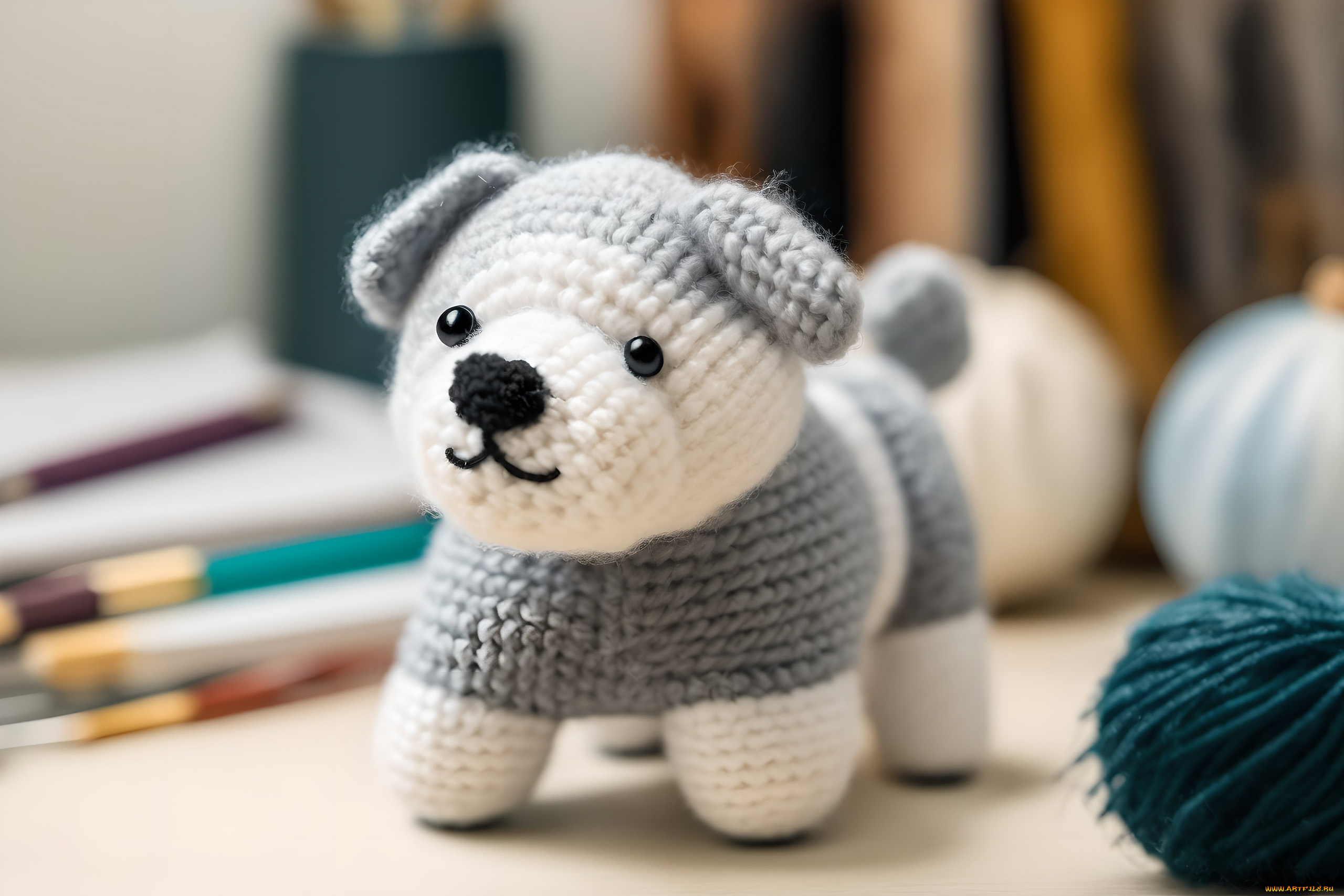 разное, ремесла, , поделки, , рукоделие, нейросети, графика, нейроарт, ai, art, нейронные, сети, рисунки, нейро, искусство, вязаная, собака