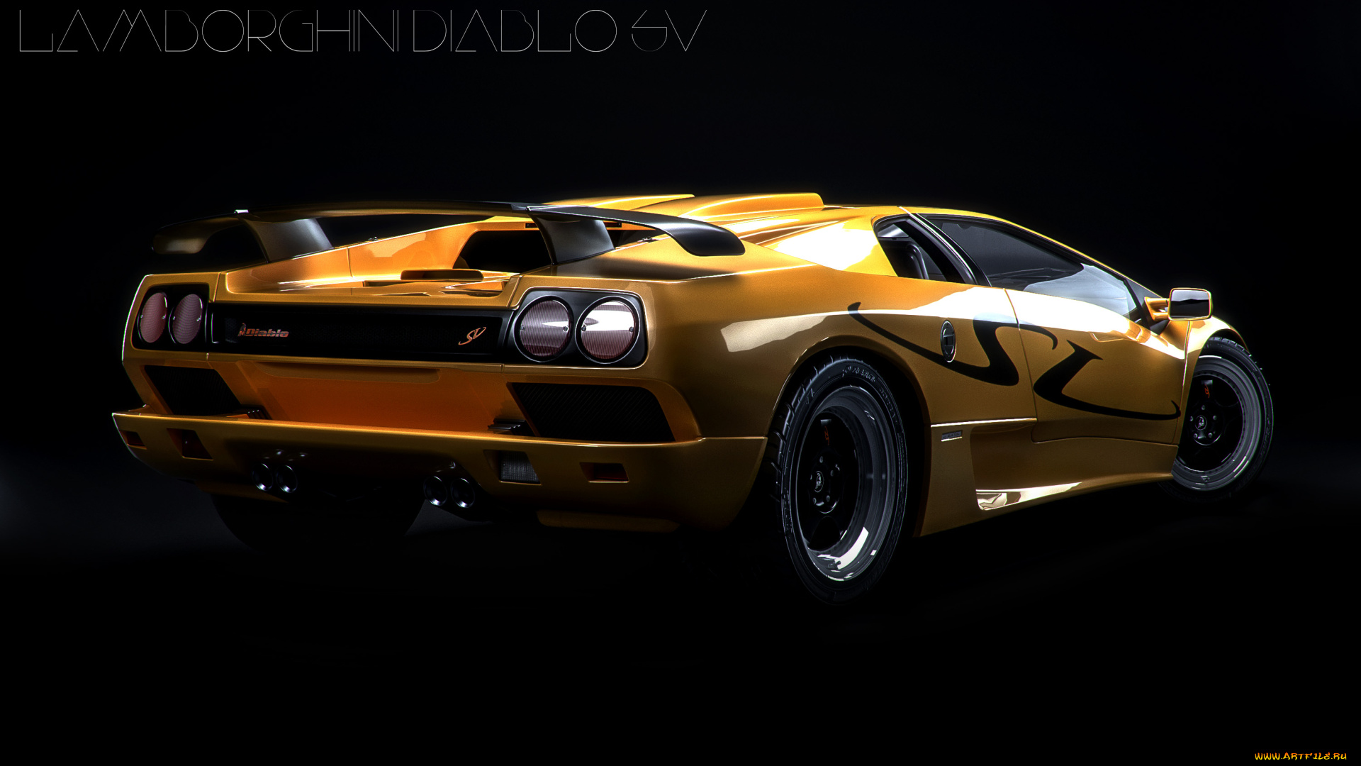 автомобили, 3д, lamborghini