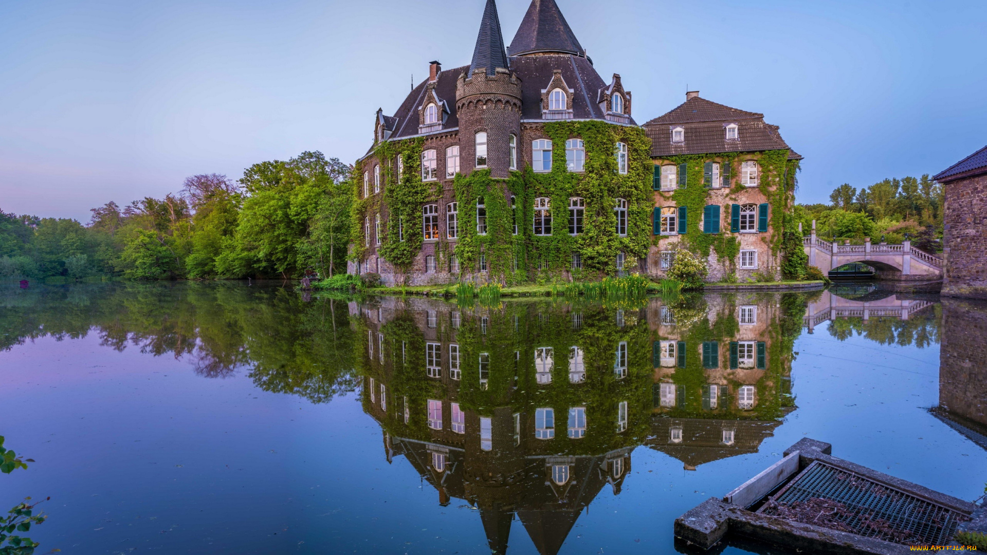 linnep, castle, города, замки, германии, linnep, castle