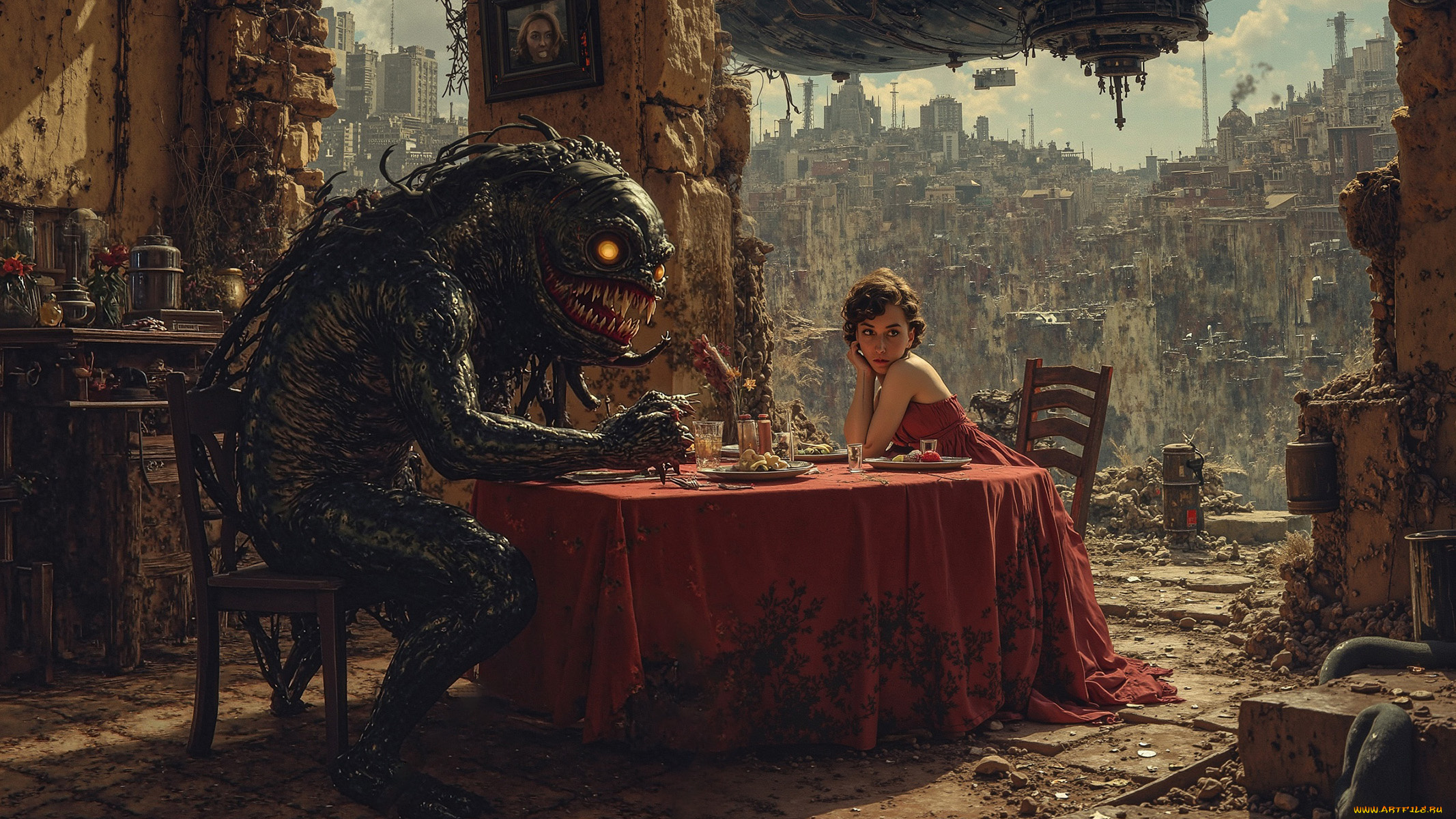 фэнтези, красавицы, и, чудовища, нейросети, графика, нейроарт, ai, art, нейронные, сети, рисунки, нейро, искусство, нейрографика, graphics, neuroart, neural, networks, drawings, neuro, neurography