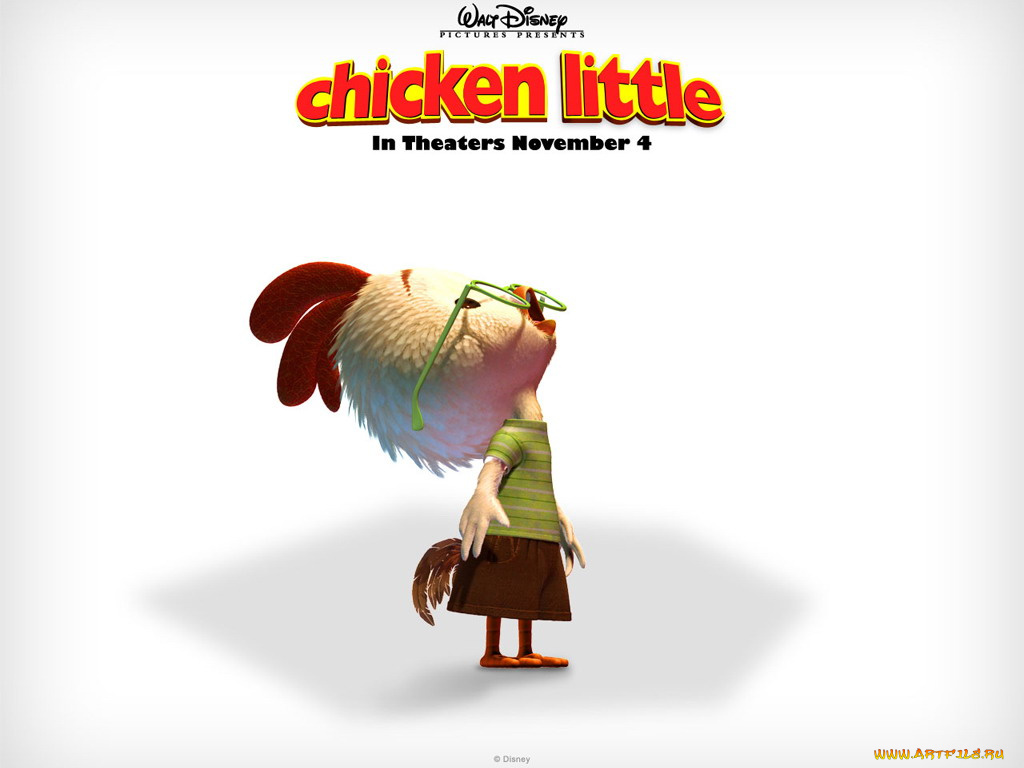 chicken, little, мультфильмы
