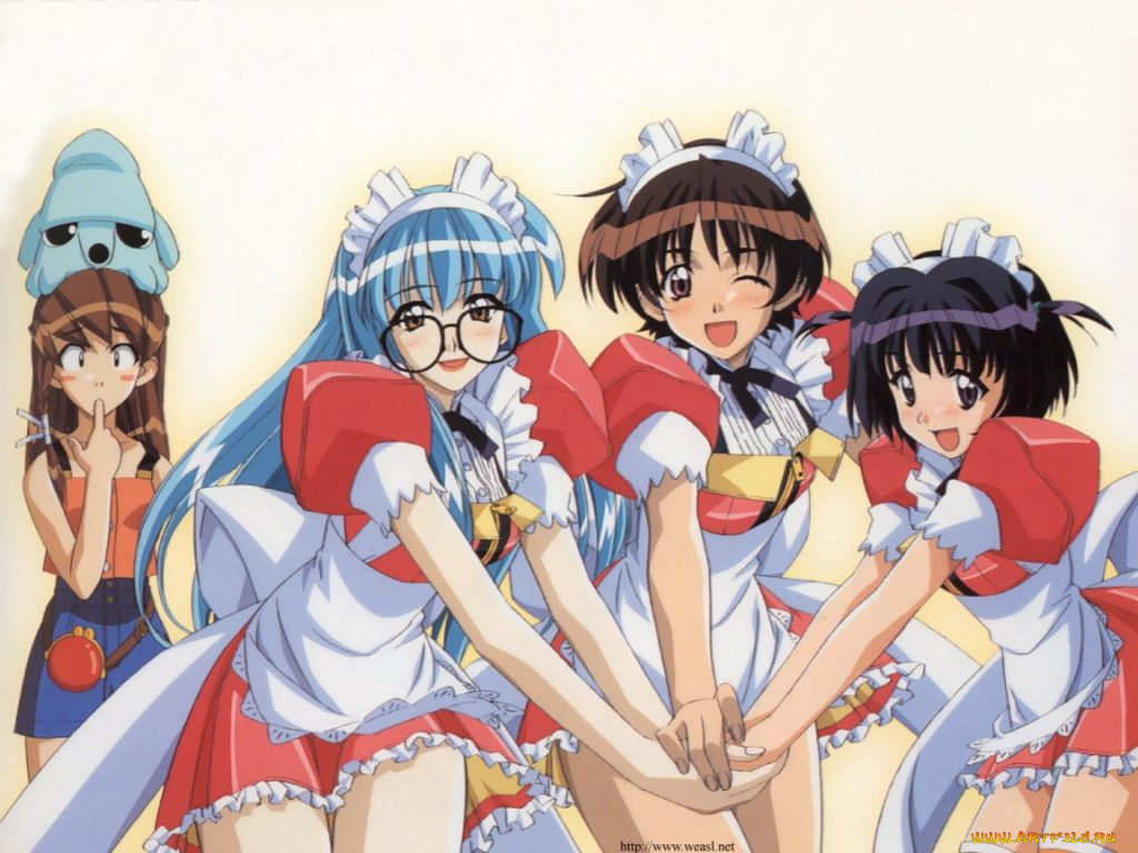 аниме, hand, maid, may