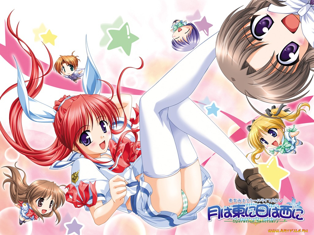 аниме, hani, operation, sanctuary