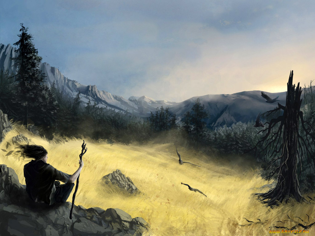 рисованные, люди